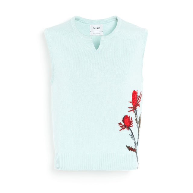 Thistle motif cashmere top | Barrie - Barrie