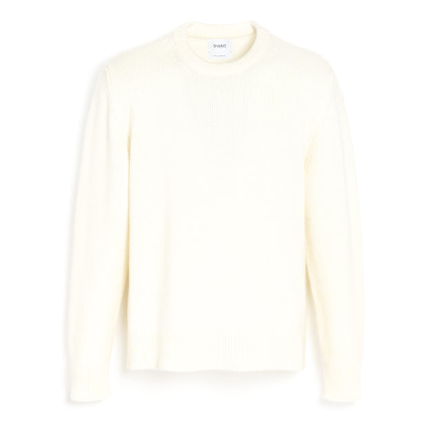 Thistle motif cashmere round-neck sweater | Barrie - Barrie