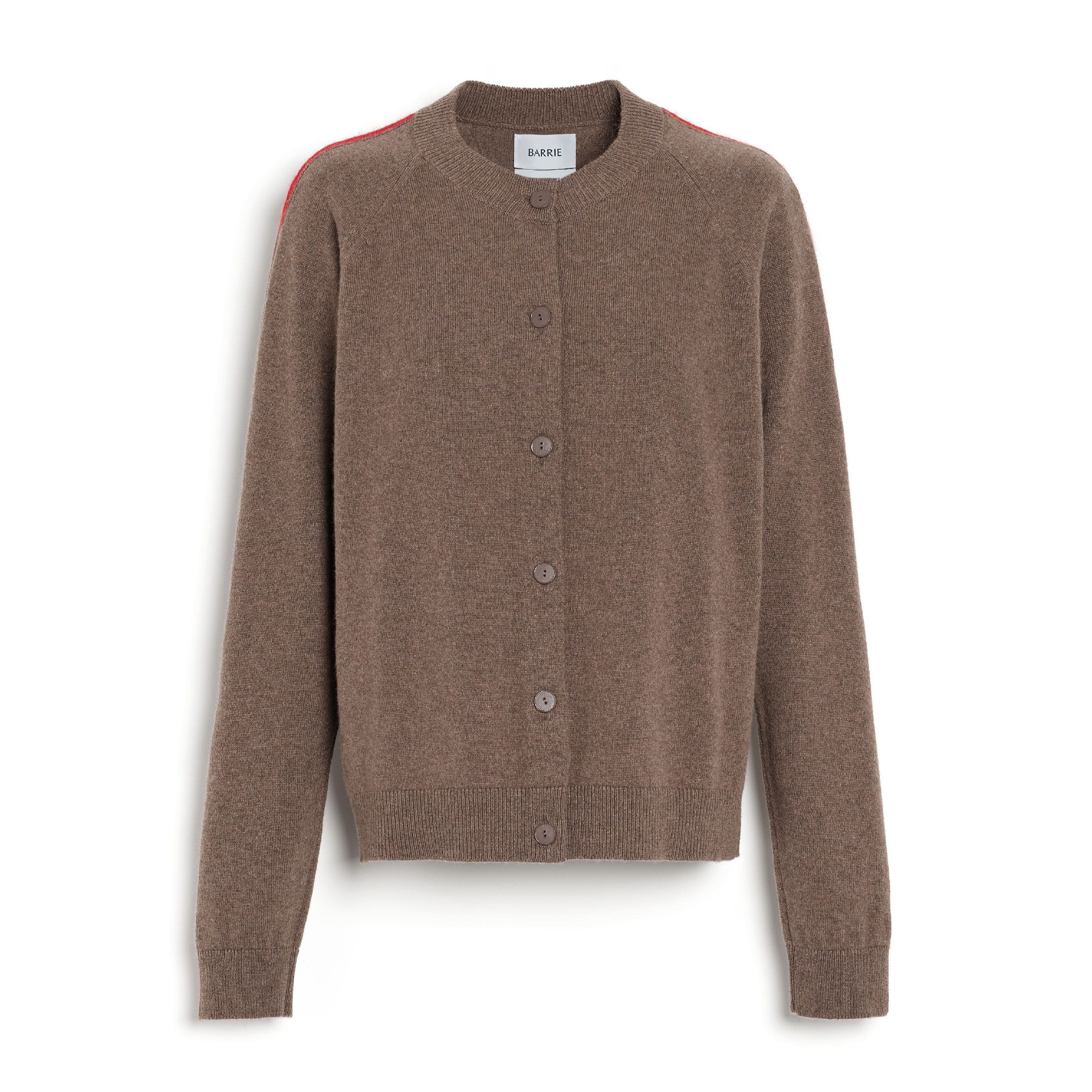Cardigan en cachemire à ligne graphique
