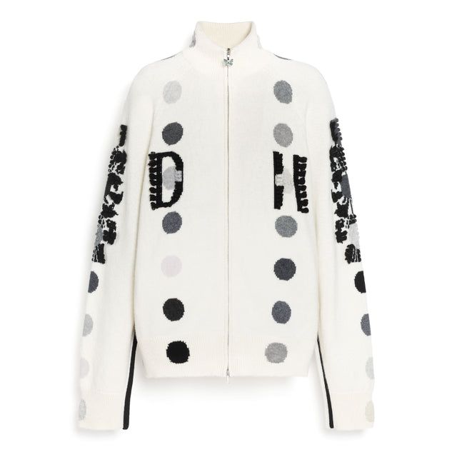 Cardigan zippé à pois Barrie + Damien Hirst - pièce numérotée | Barrie - Barrie