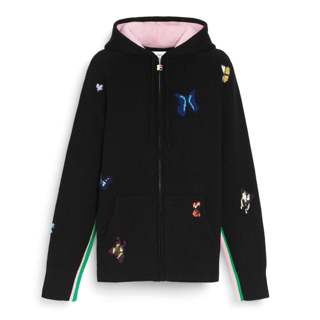 Sweat zippé papillons Barrie + Damien Hirst - pièce numérotée | Barrie - Barrie