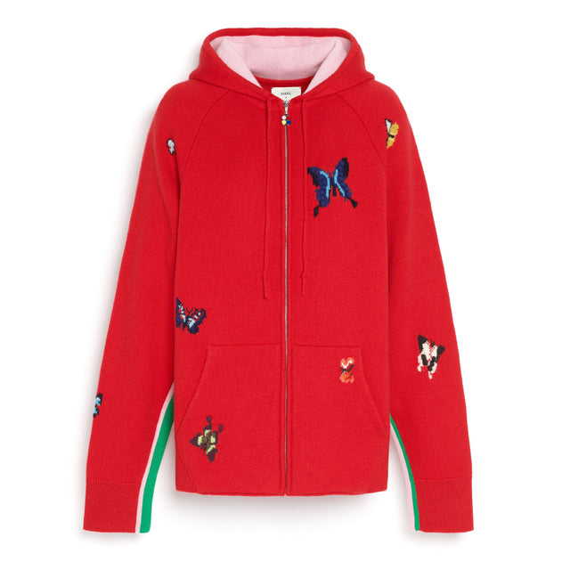 Sweat zippé papillons Barrie + Damien Hirst - pièce numérotée | Barrie - Barrie