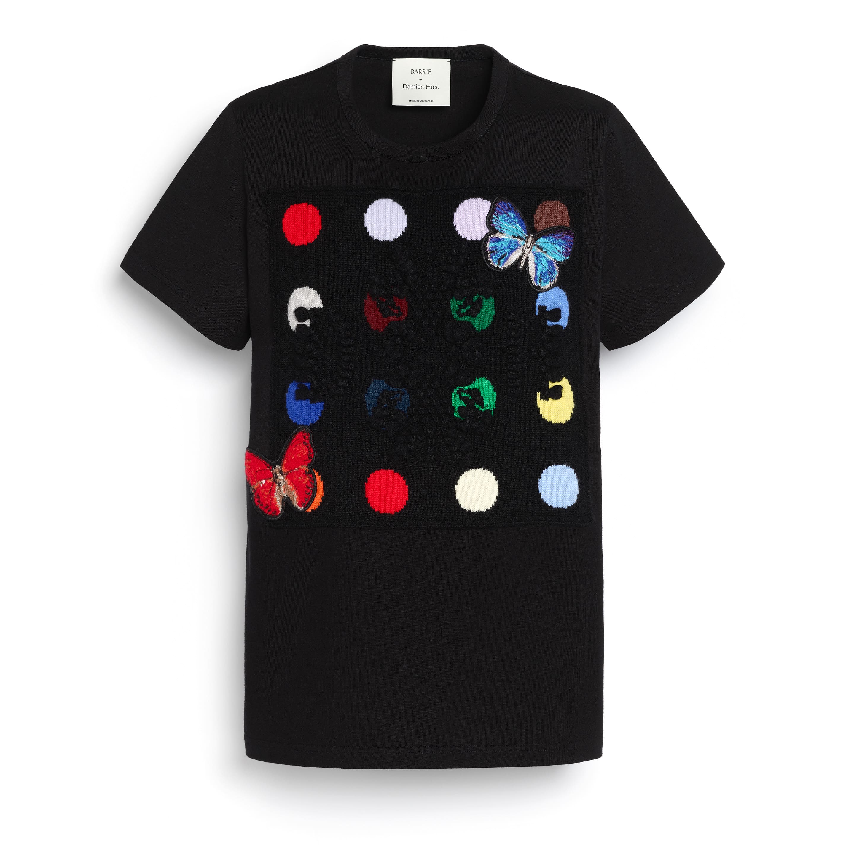 T-shirt logo à pois et papillons Barrie + Damien Hirst