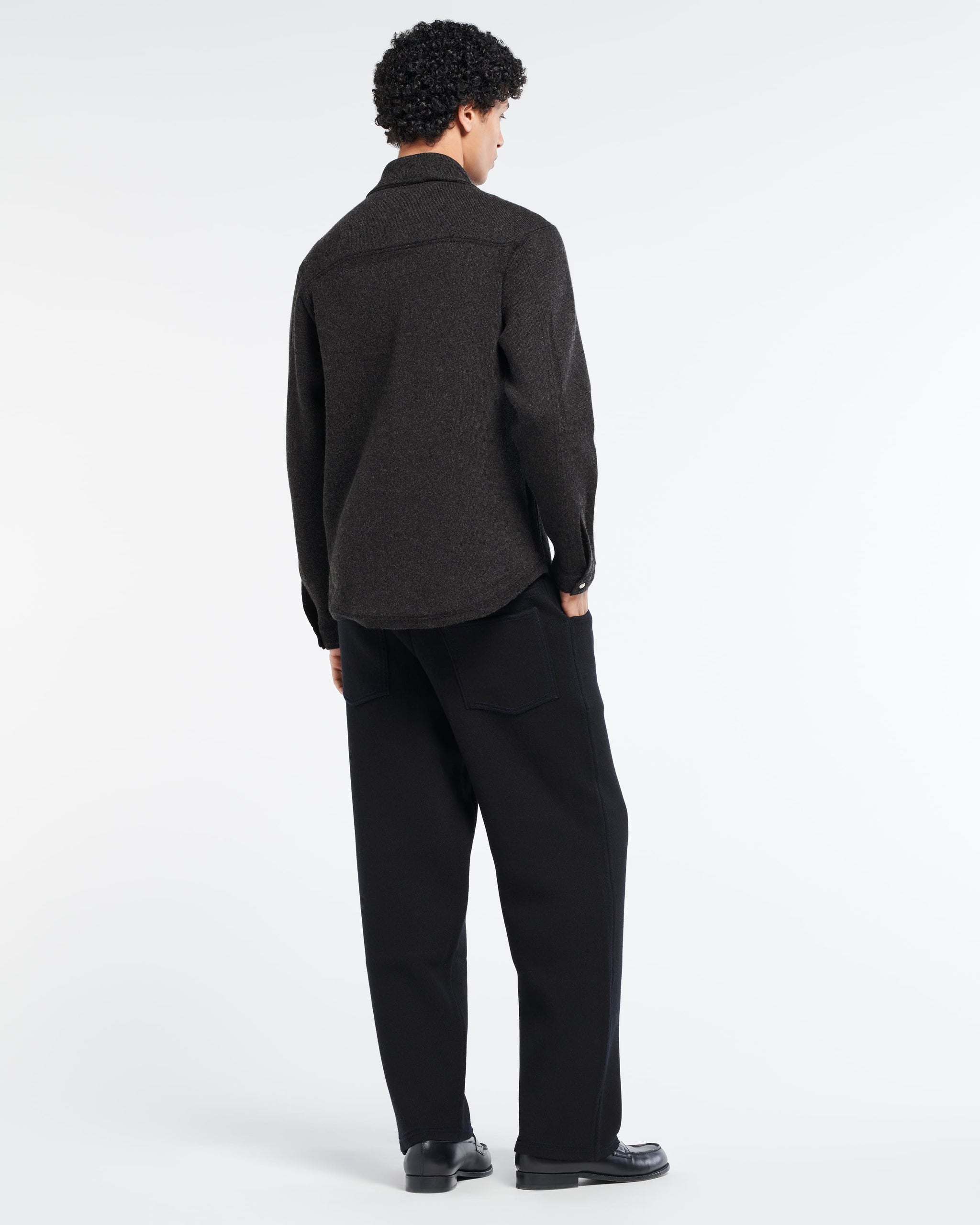 Cashmere and cotton Denim overshirt | Barrie - Barrie