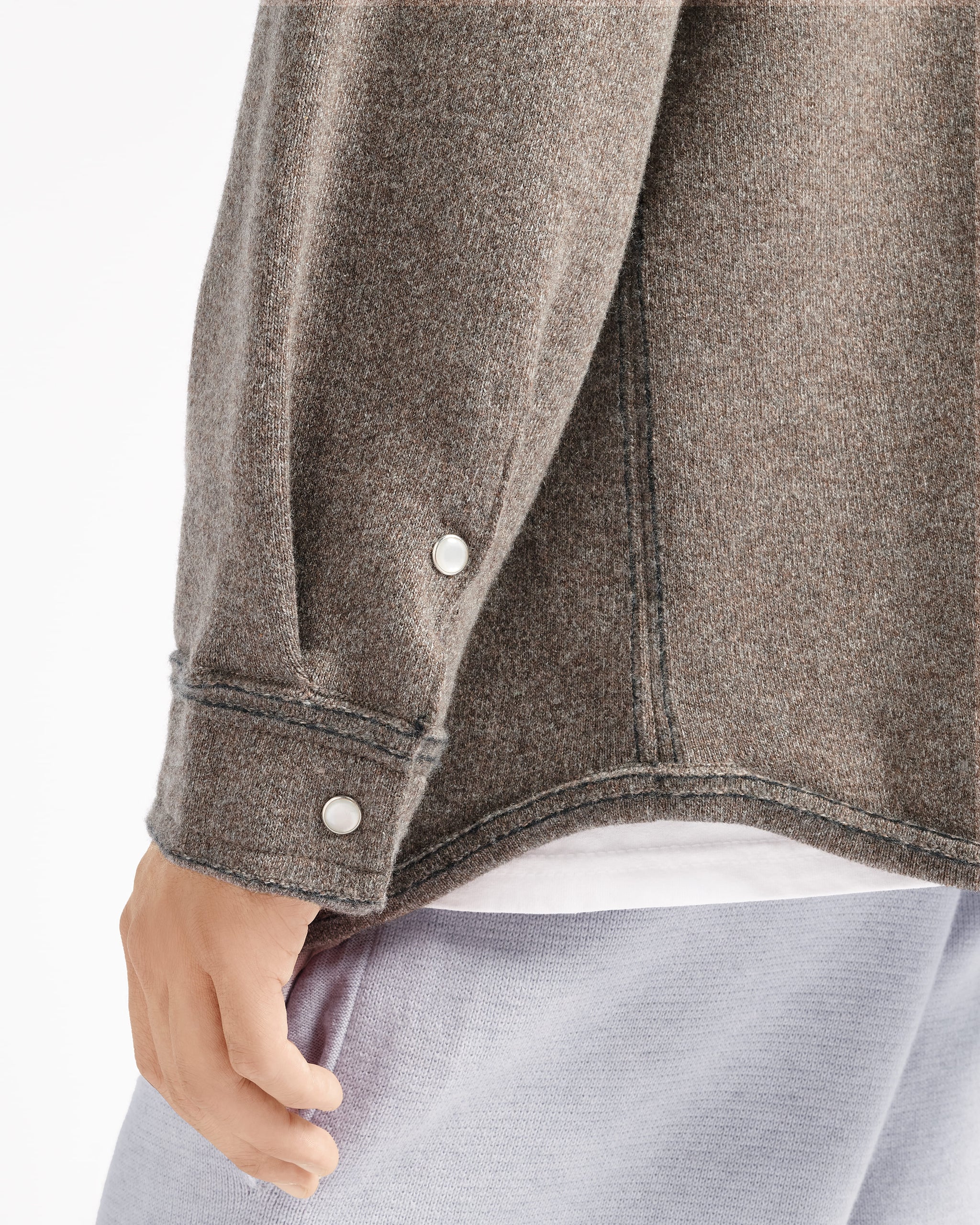 Cashmere and cotton overshirt | Barrie - Barrie