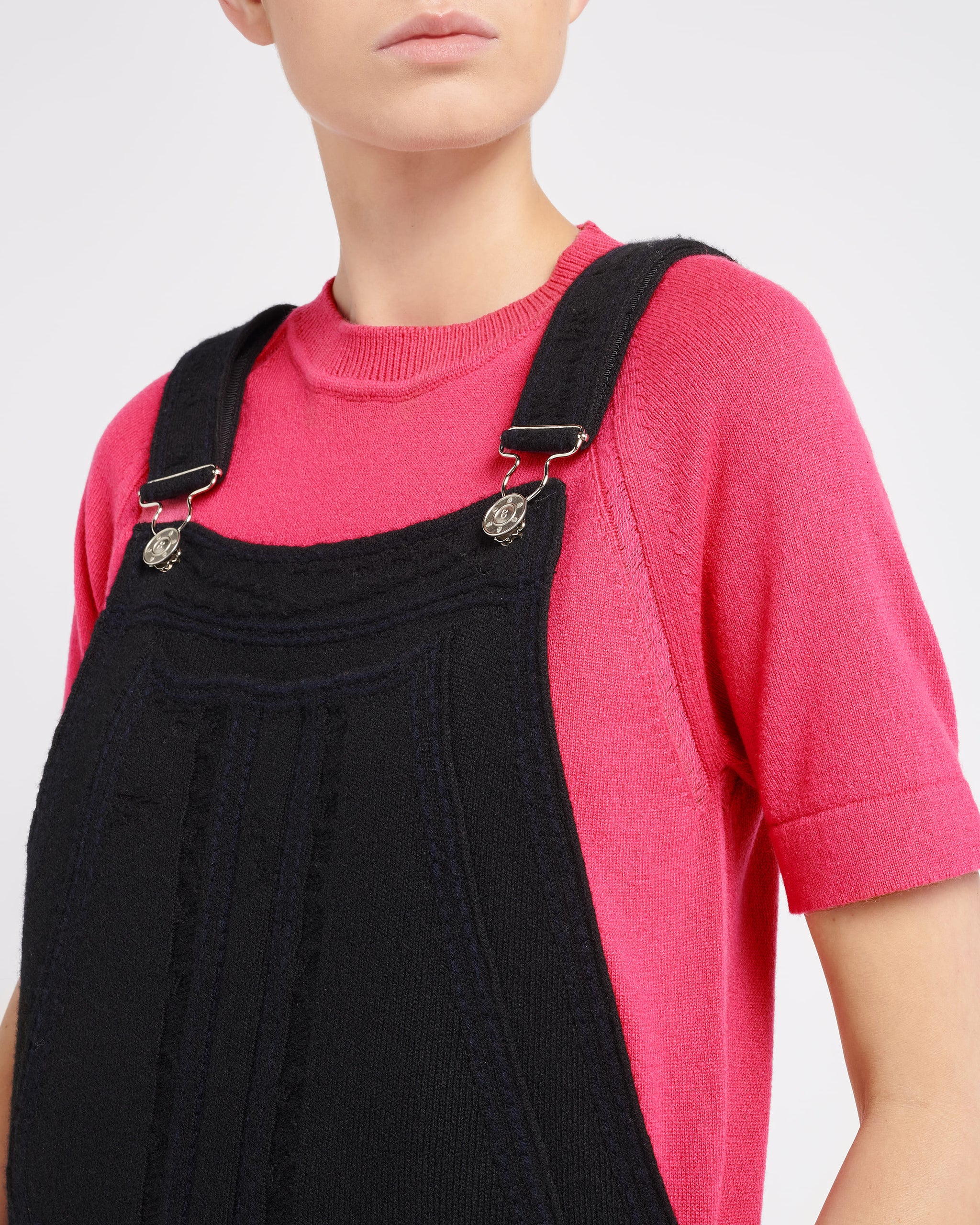 Salopette Denim en cachemire et coton | Barrie - Barrie