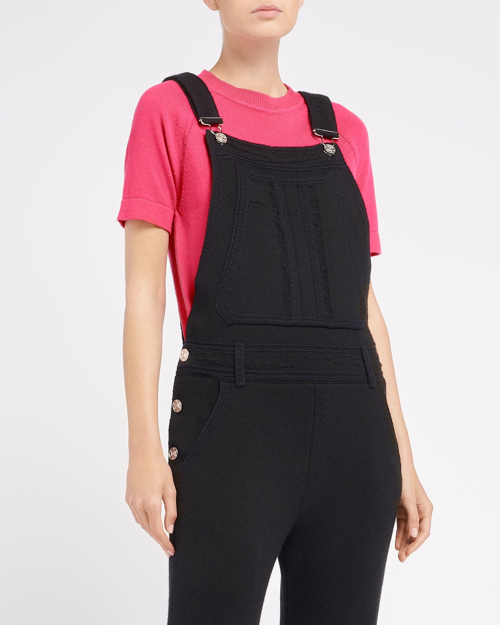 Salopette Denim en cachemire et coton | Barrie - Barrie