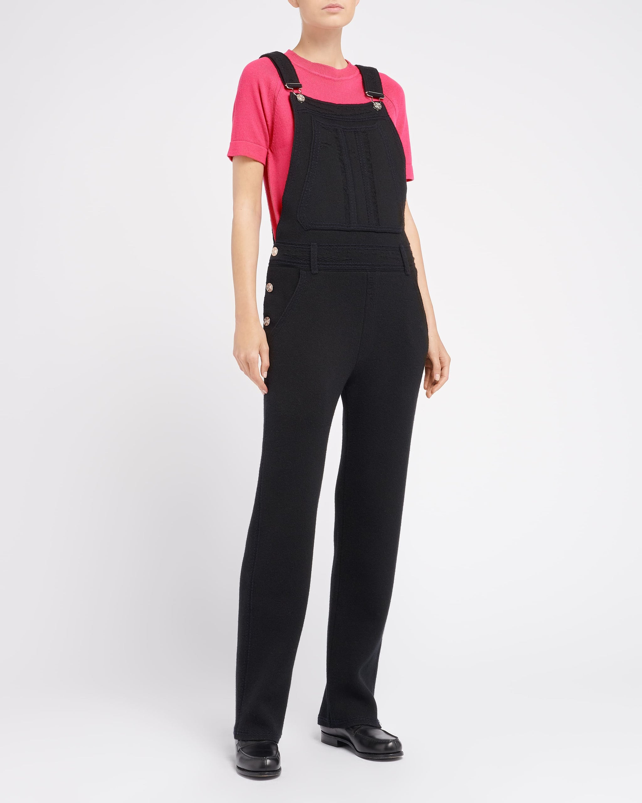 Salopette Denim en cachemire et coton | Barrie - Barrie