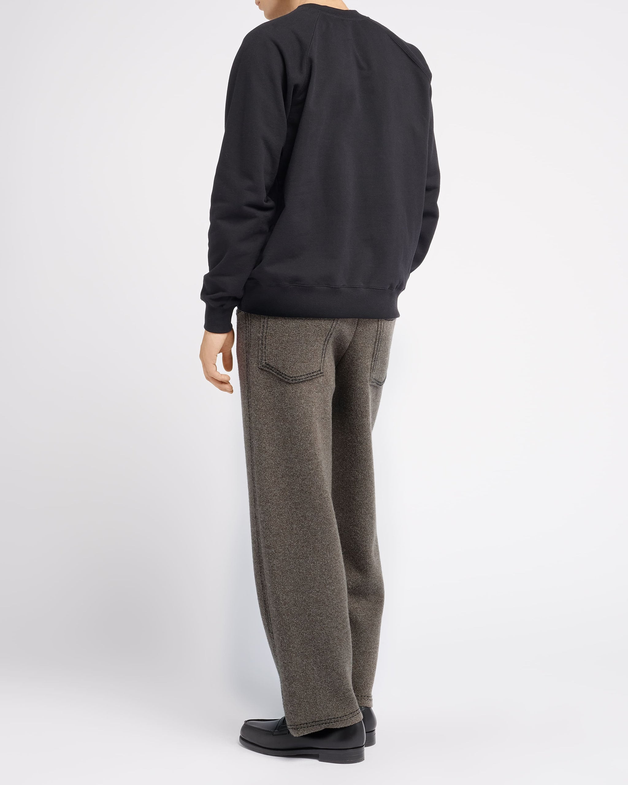 Denim cashmere and cotton trousers | Barrie - Barrie