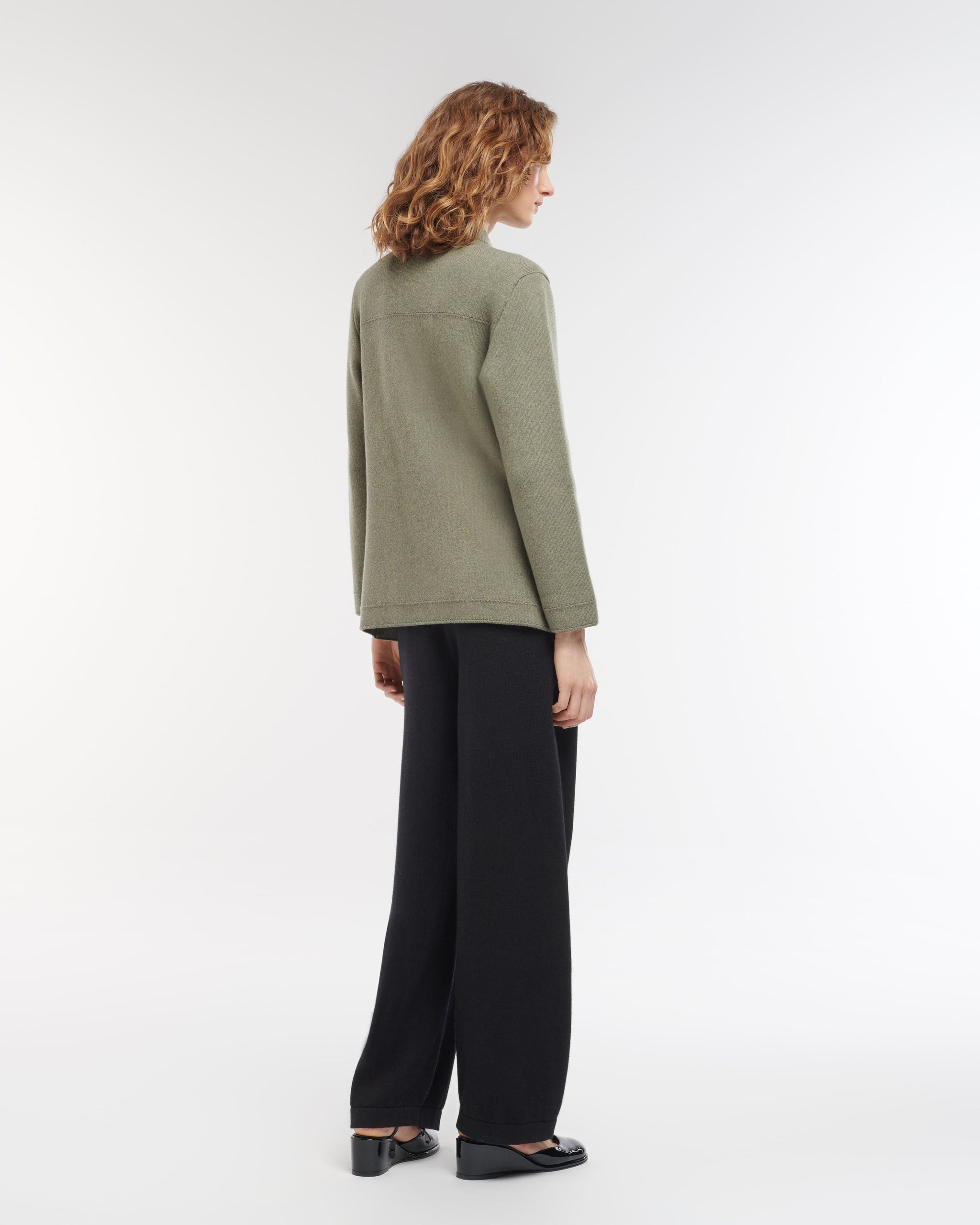 Cashmere and cotton military-style jacket | Barrie - Barrie