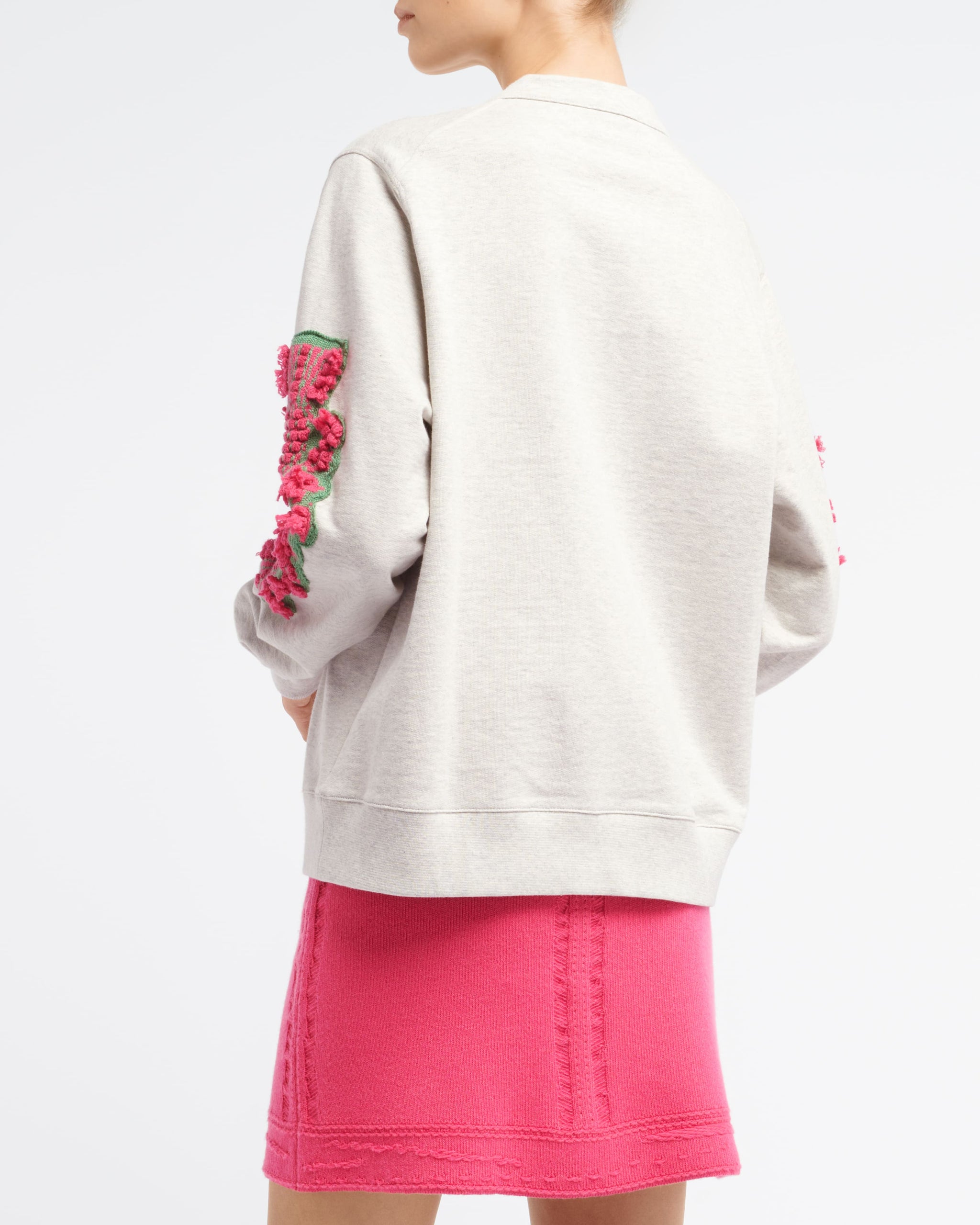 Cardigan in cotton with a cashmere B logo | Barrie - Barrie