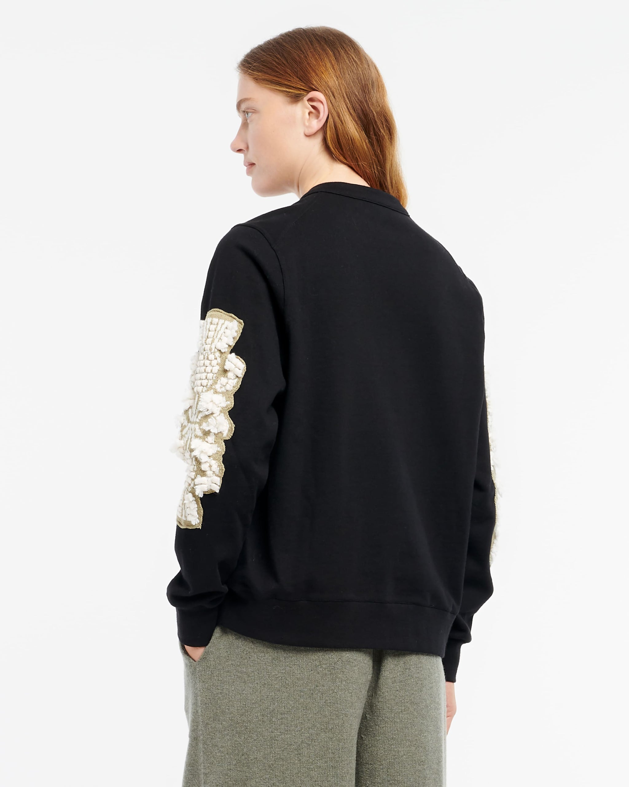 Cardigan in cotton with a cashmere B logo | Barrie - Barrie