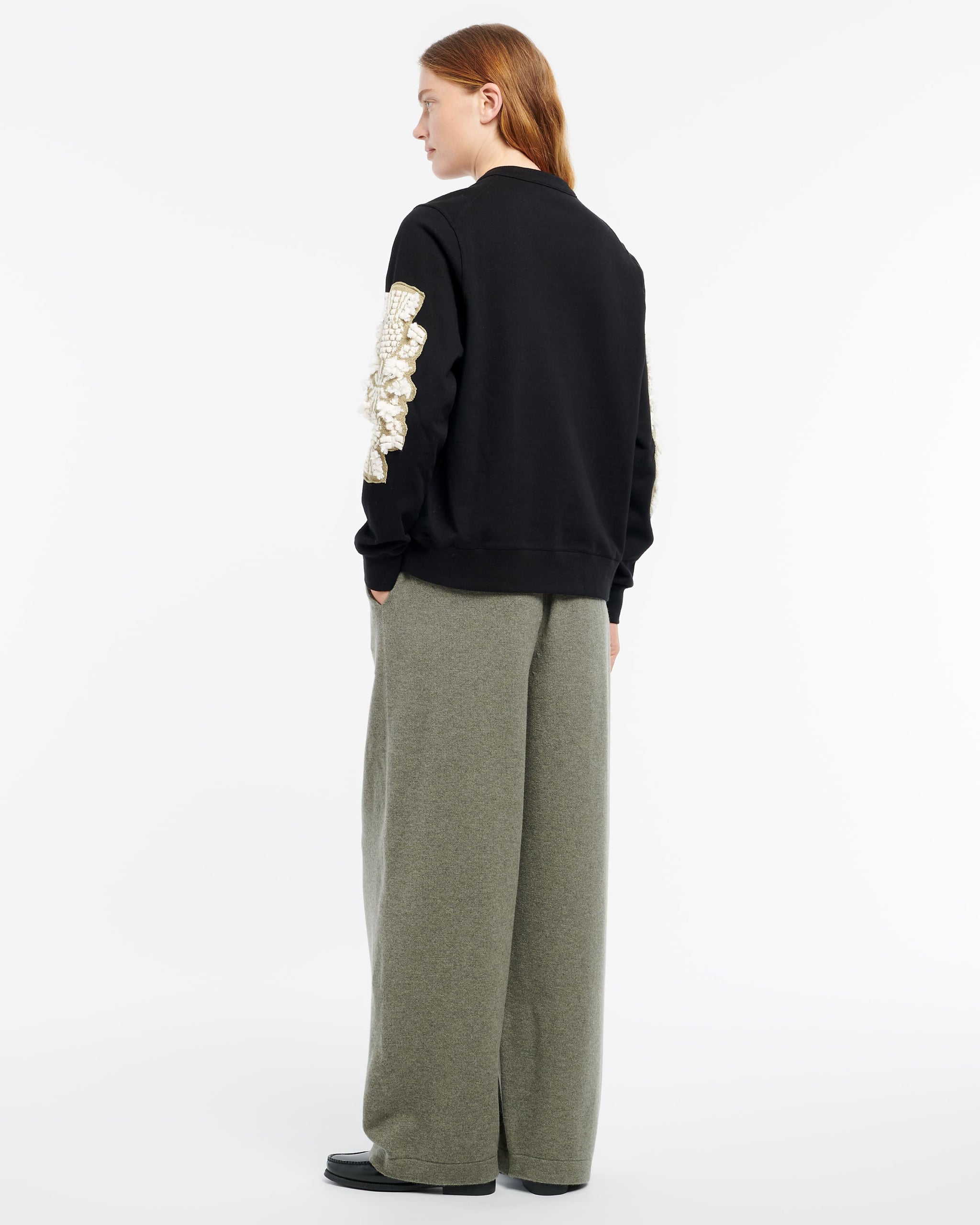 Cardigan in cotton with a cashmere B logo | Barrie - Barrie