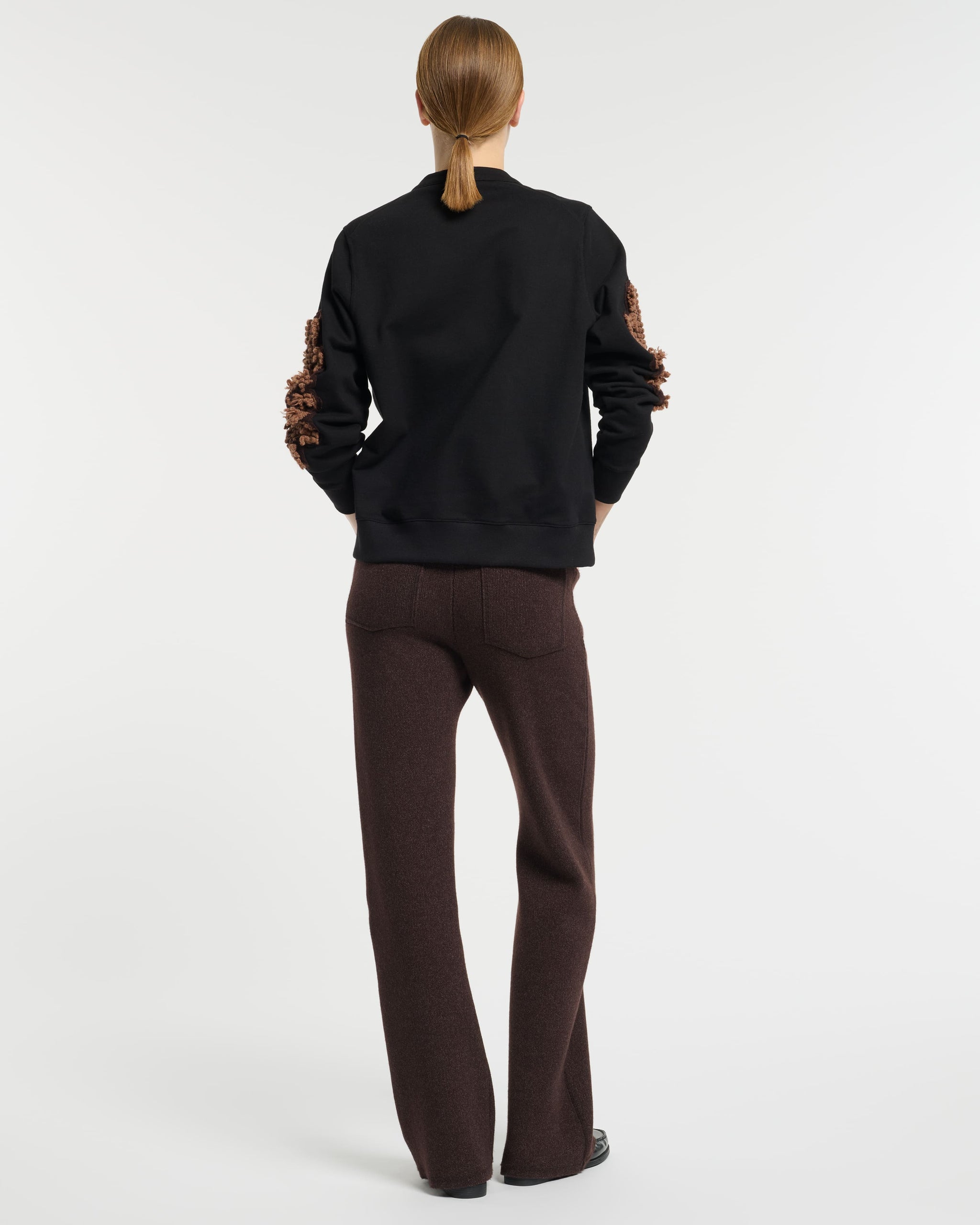 Cardigan en coton avec logo B en cachemire | Barrie - Barrie