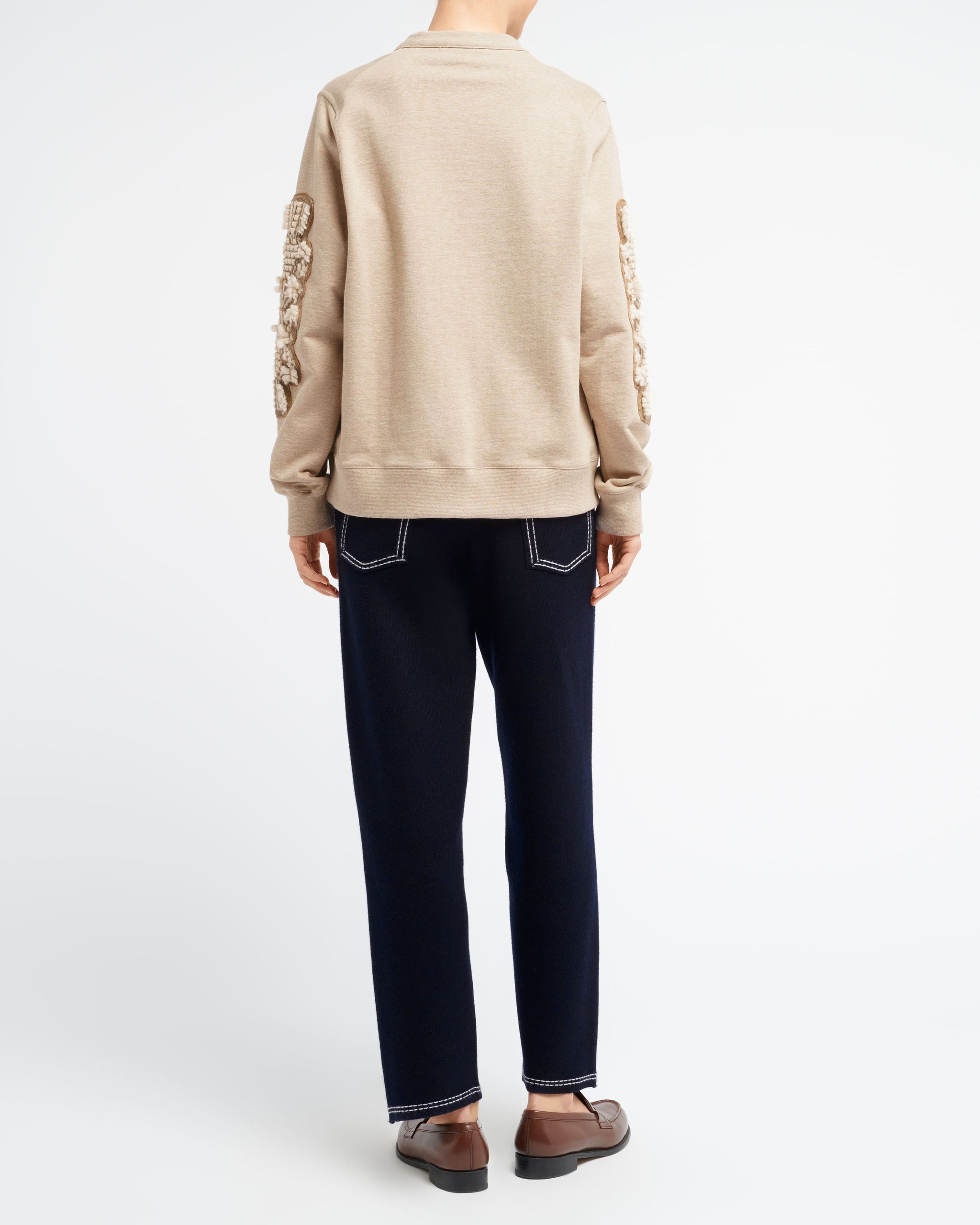 캐시미어 B 로고가 새겨진 면 카디건 | Barrie - Barrie