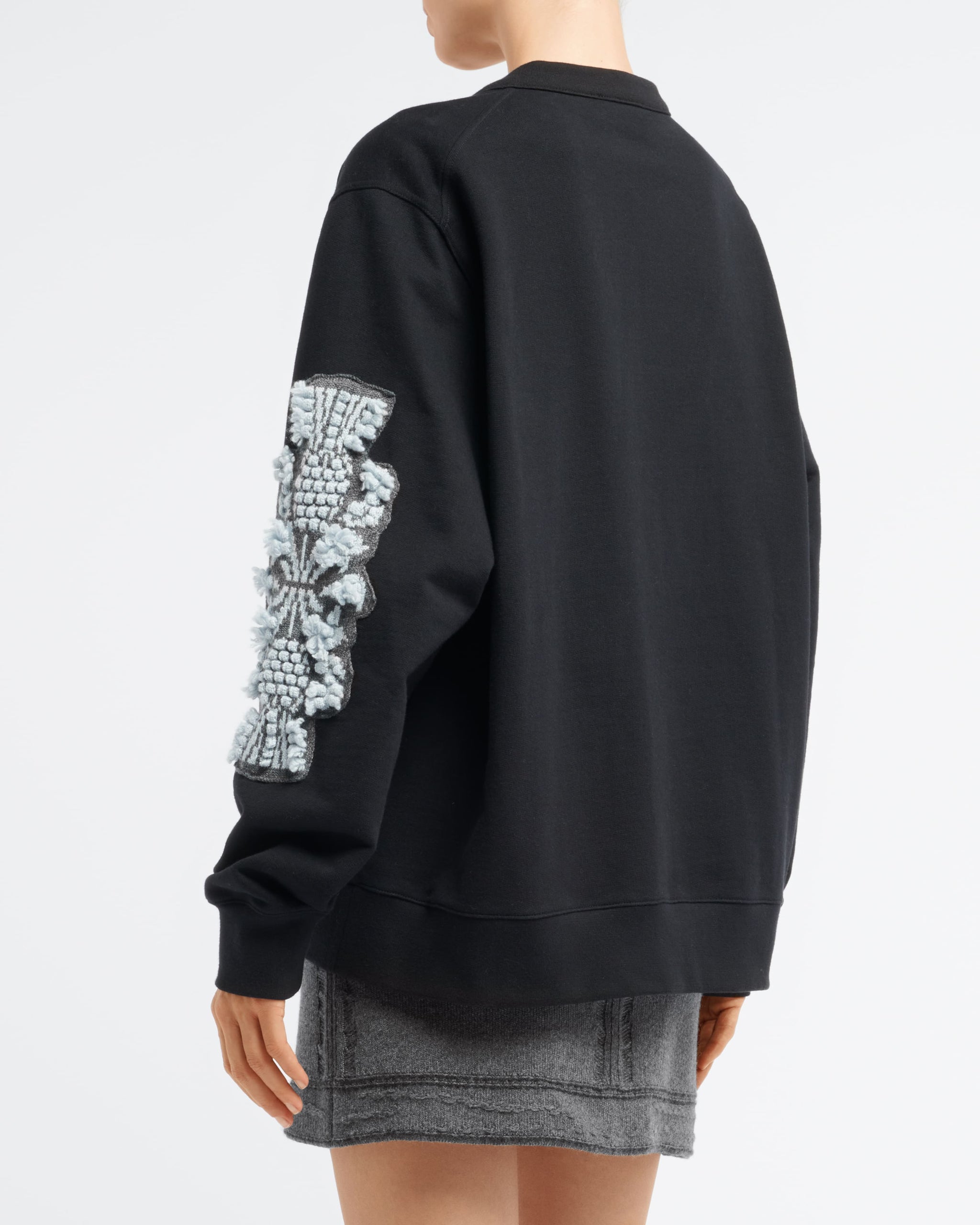 Cardigan in cotton with a cashmere B logo | Barrie - Barrie