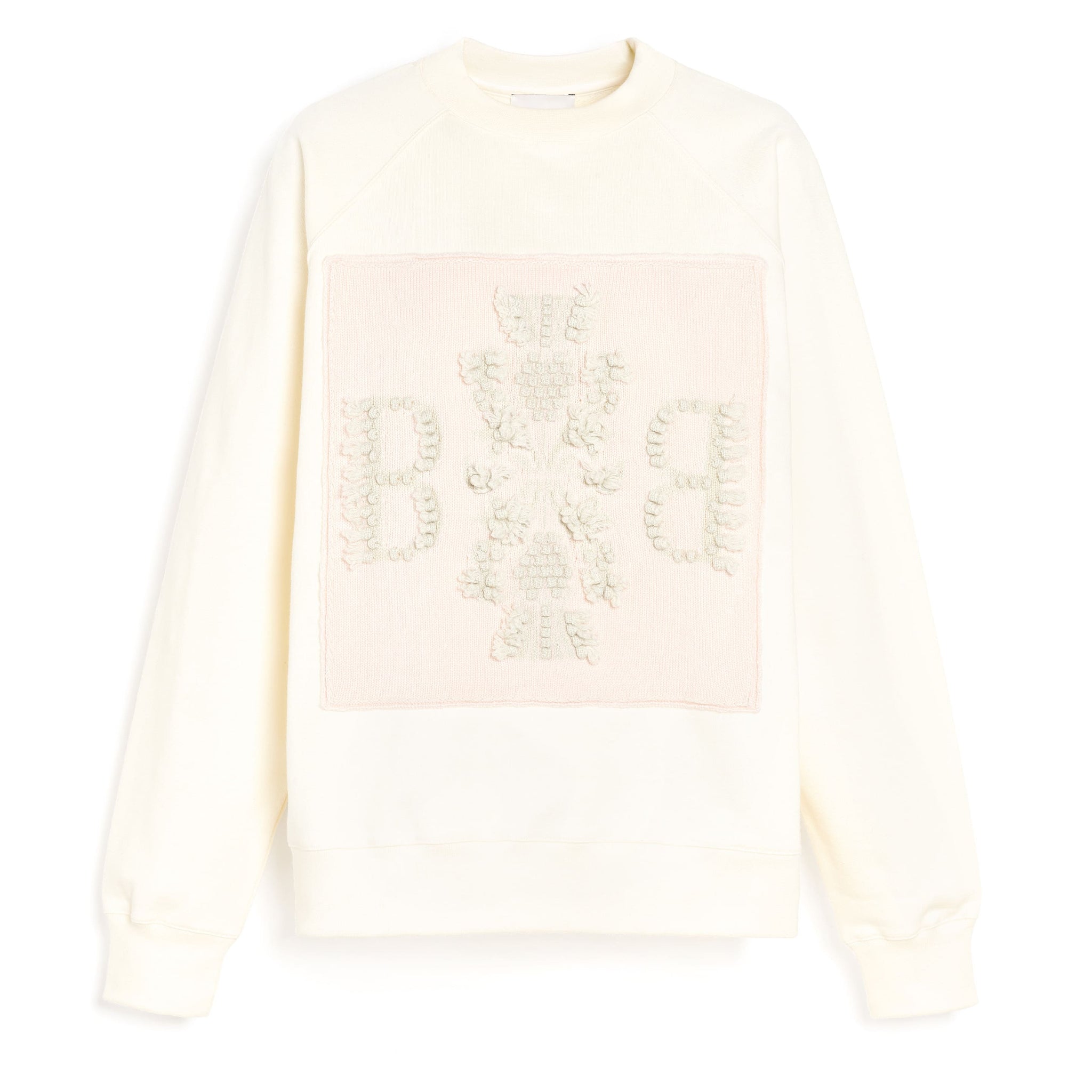 Sweatshirt with Barrie logo cashmere patch | Barrie - Barrie