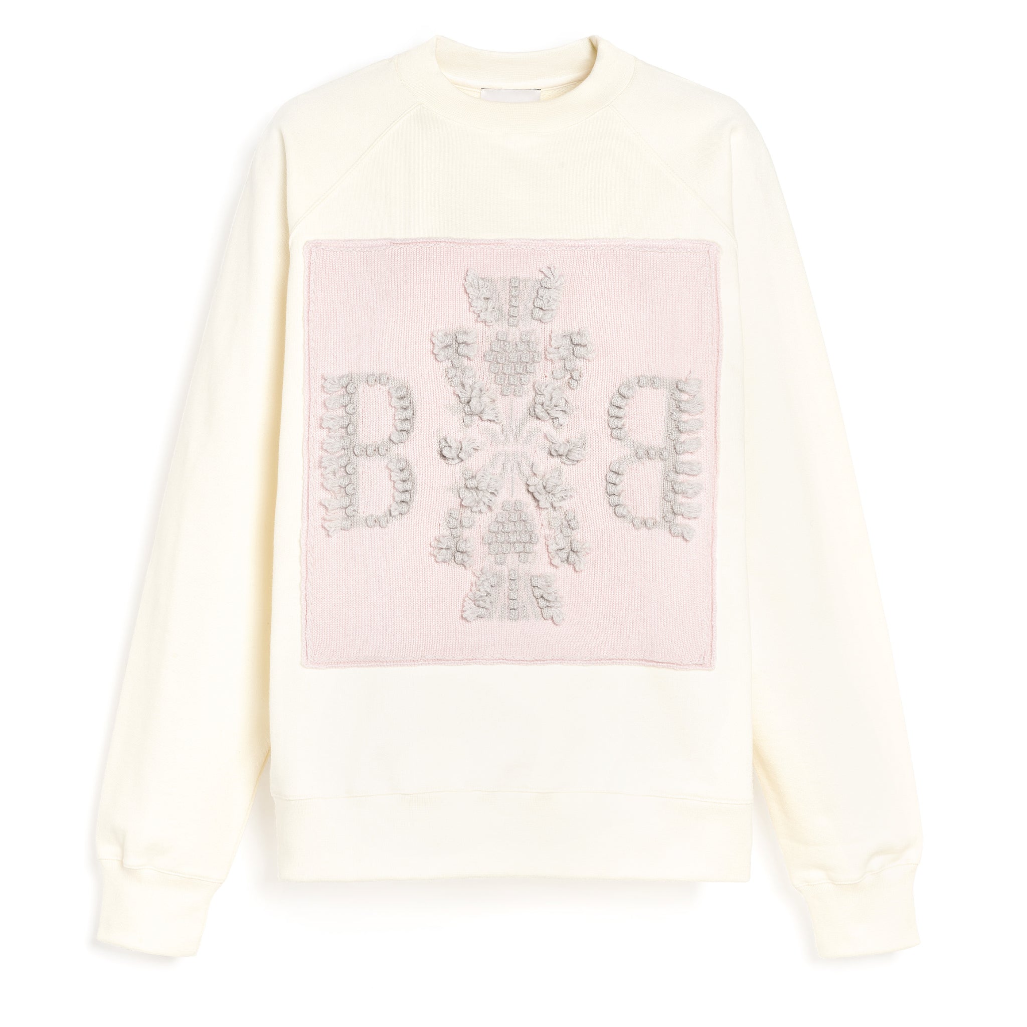 Sweatshirt with Barrie logo cashmere patch | Barrie - Barrie