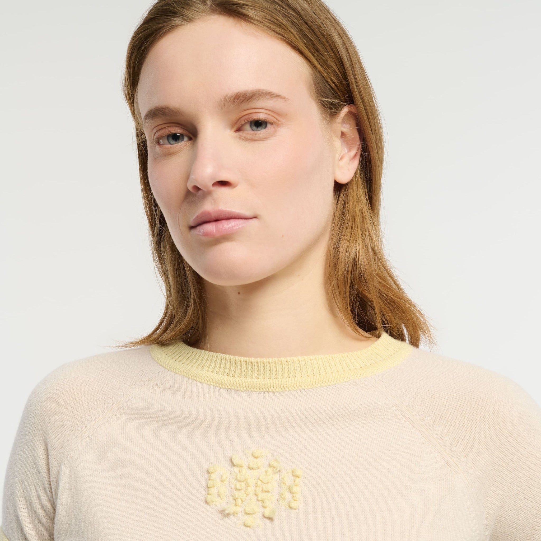 Top en cachemire logo B | Barrie - Barrie