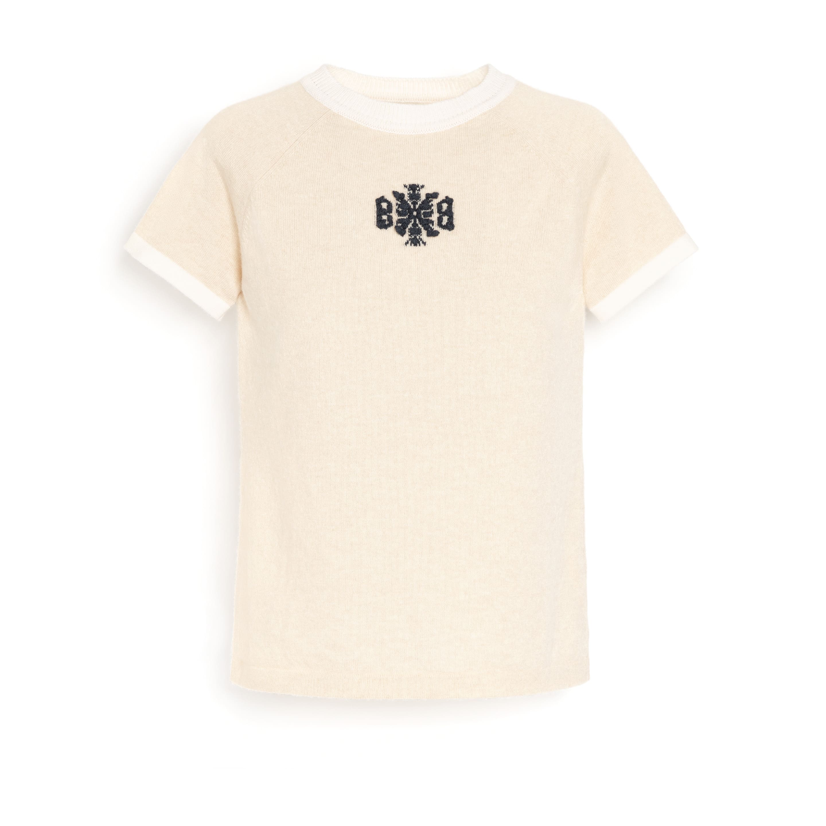 Cashmere top with B logo