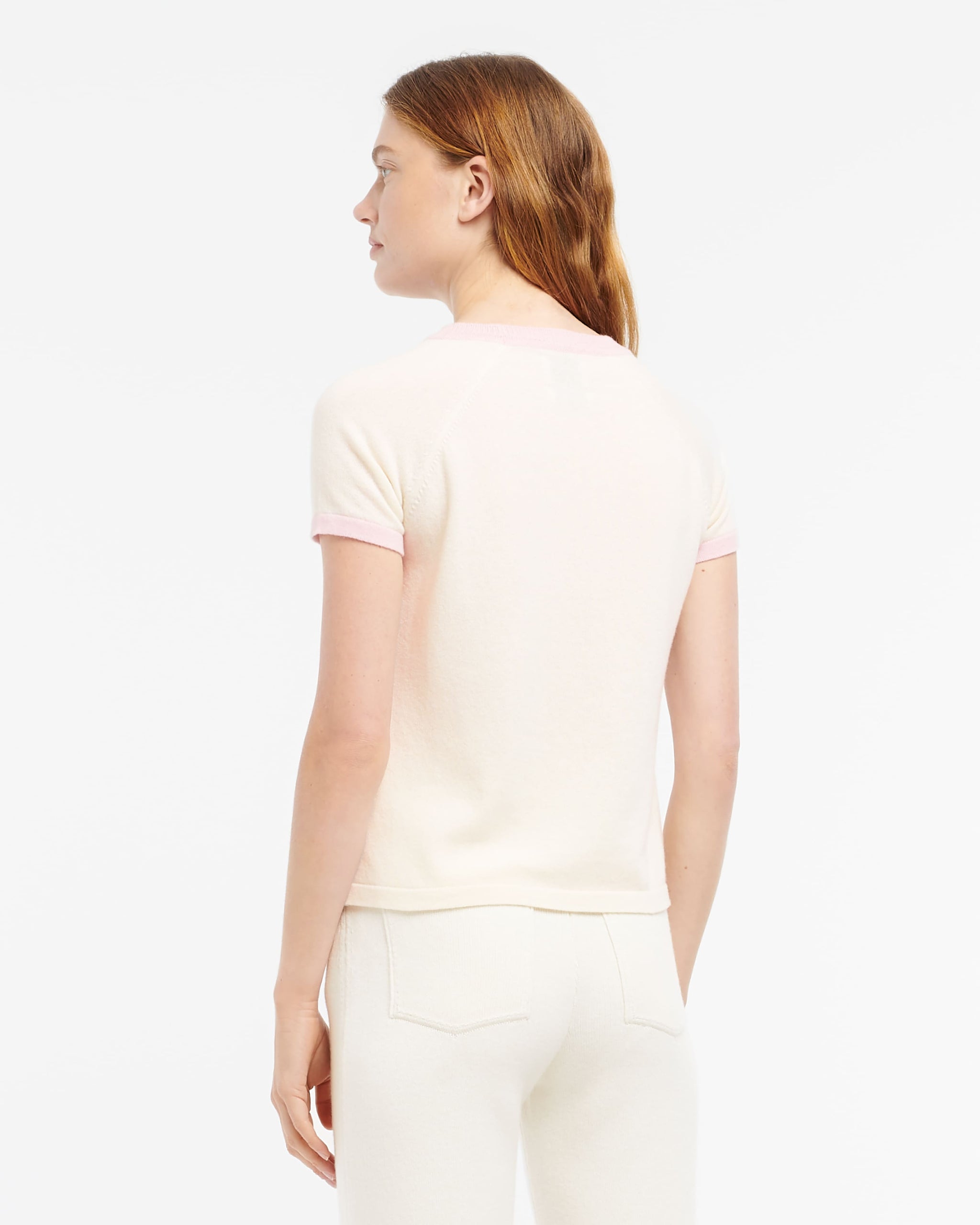 Top en cachemire logo B | Barrie - Barrie