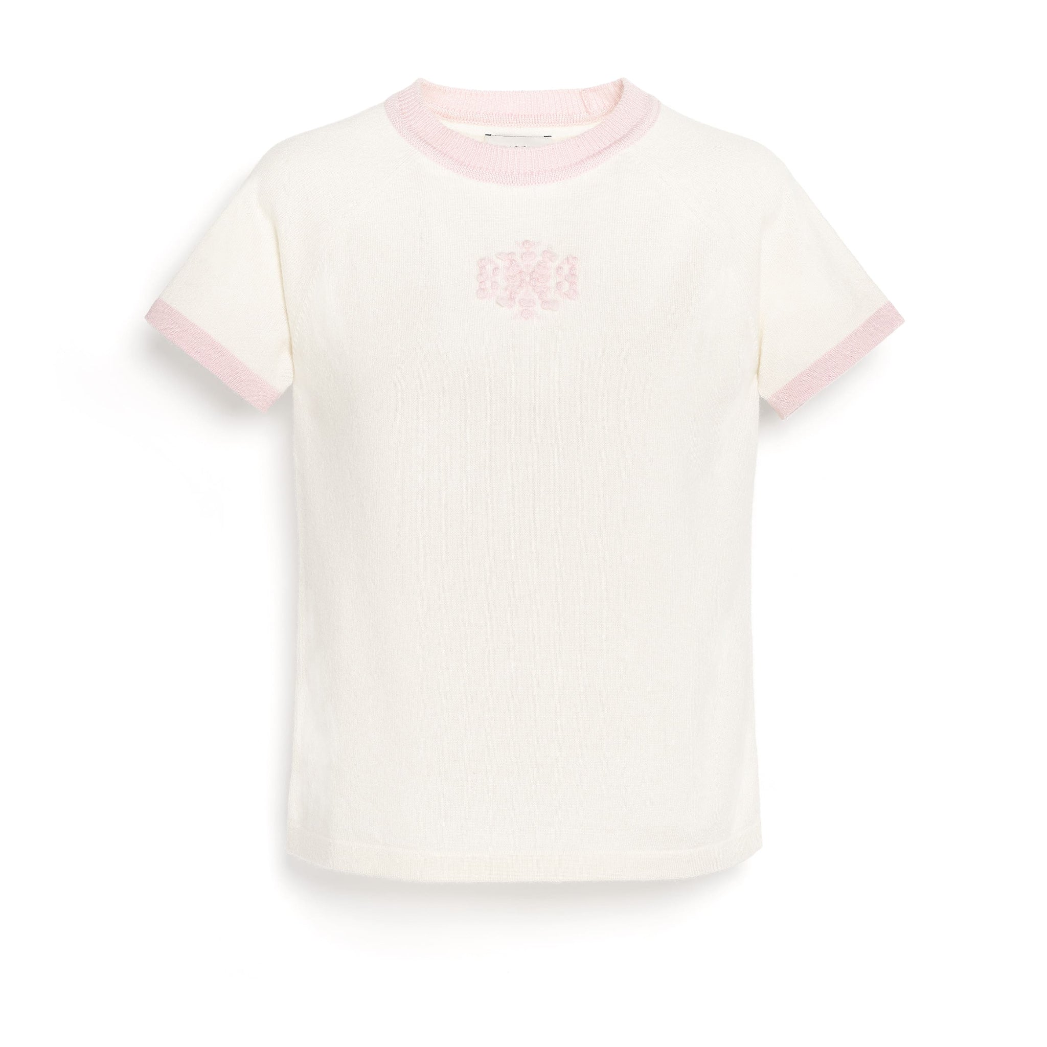 Cashmere top with B logo | Barrie - Barrie