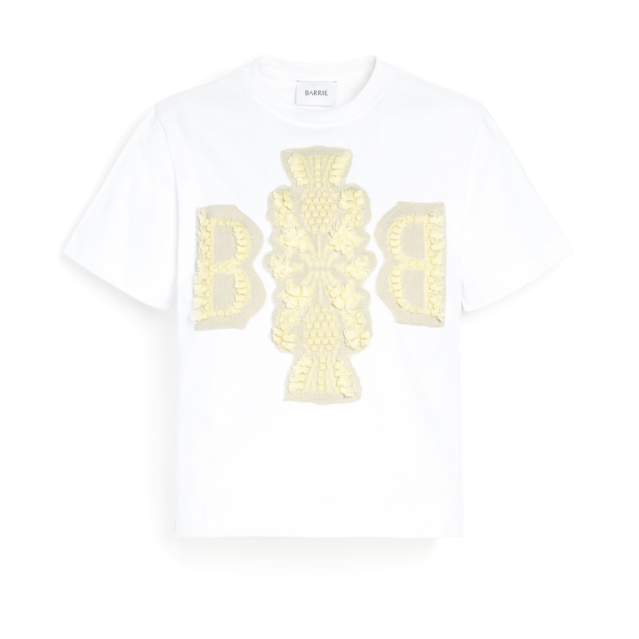 T-Shirt court avec logo B en cachemire - Barrie