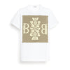 barrie T-Shirt avec patch logo B en cachemire