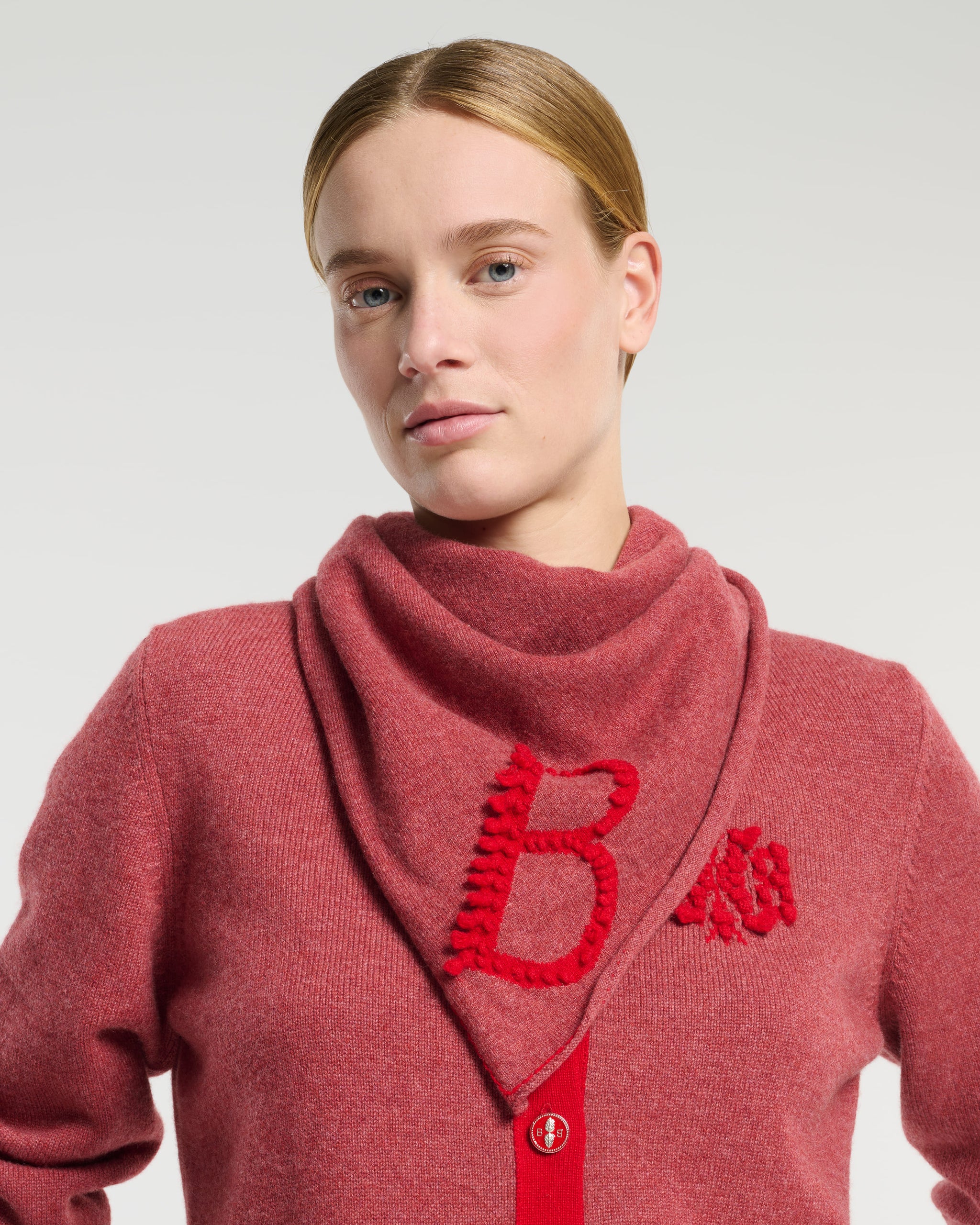 디테일 캐시미어 머플러 | Barrie - Barrie