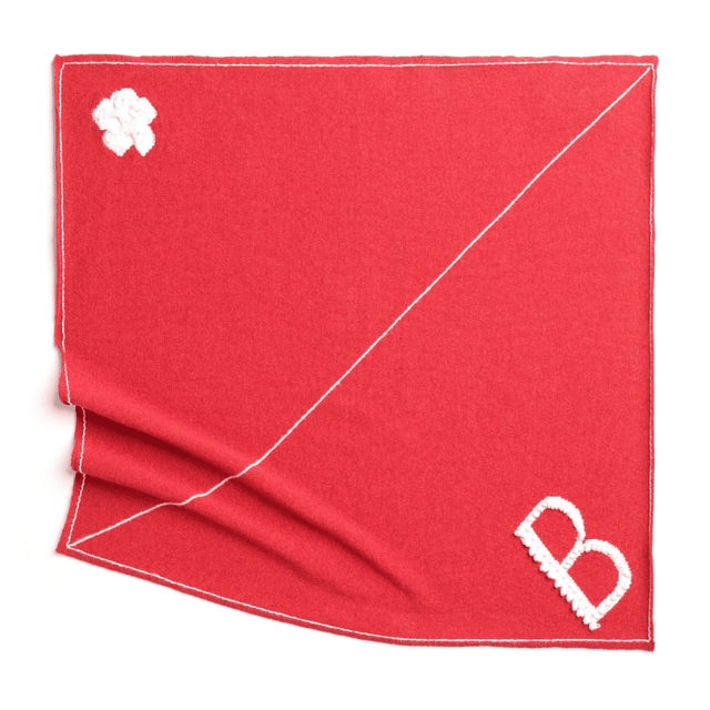 Cashmere scarf with details | Barrie - Barrie
