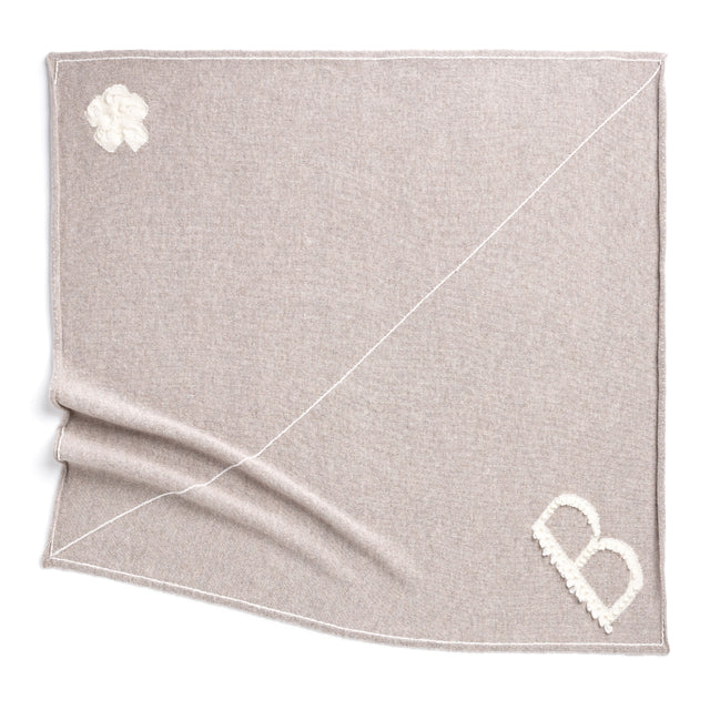 Cashmere scarf with details | Barrie - Barrie