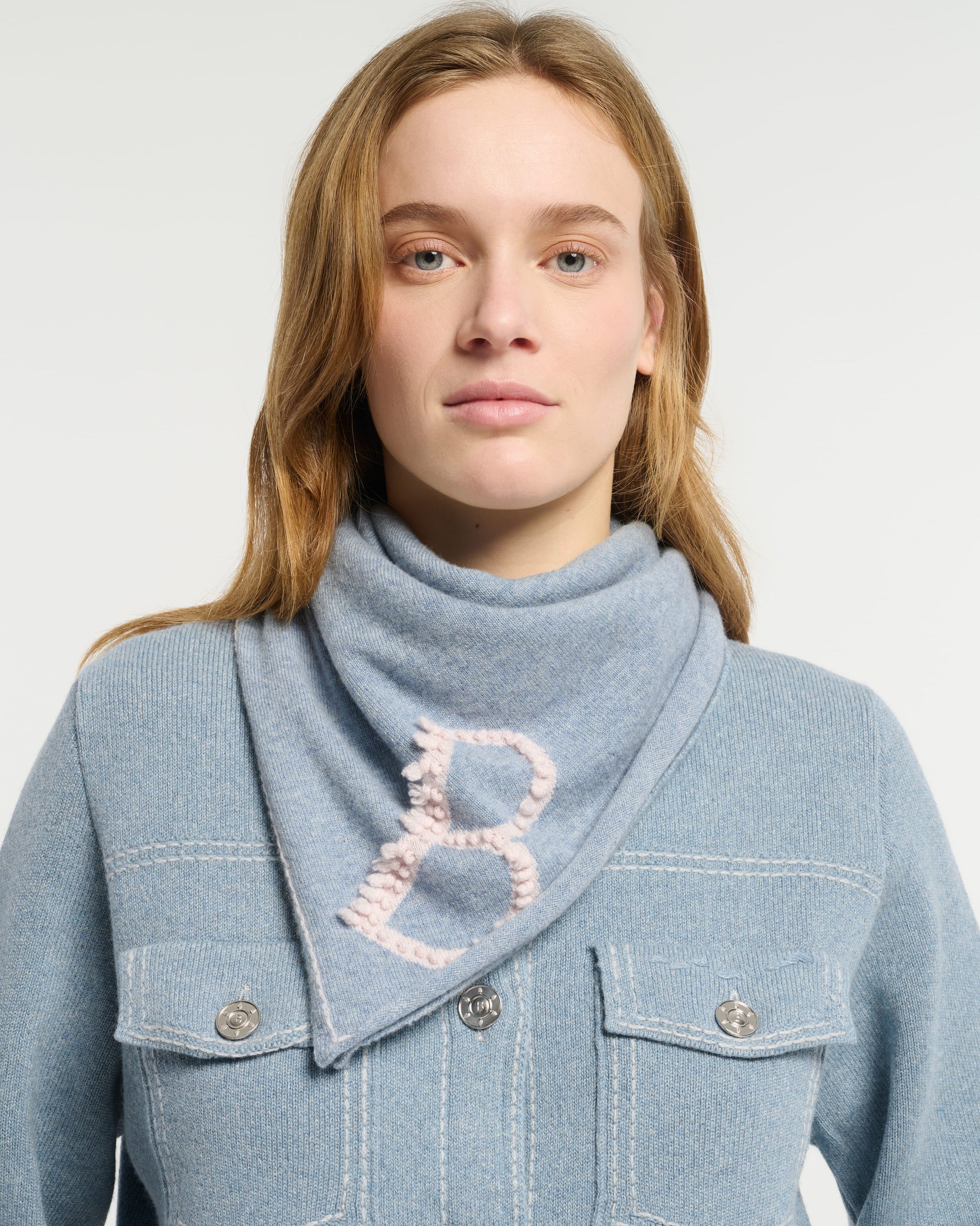 Foulard en cachemire avec détails | Barrie - Barrie