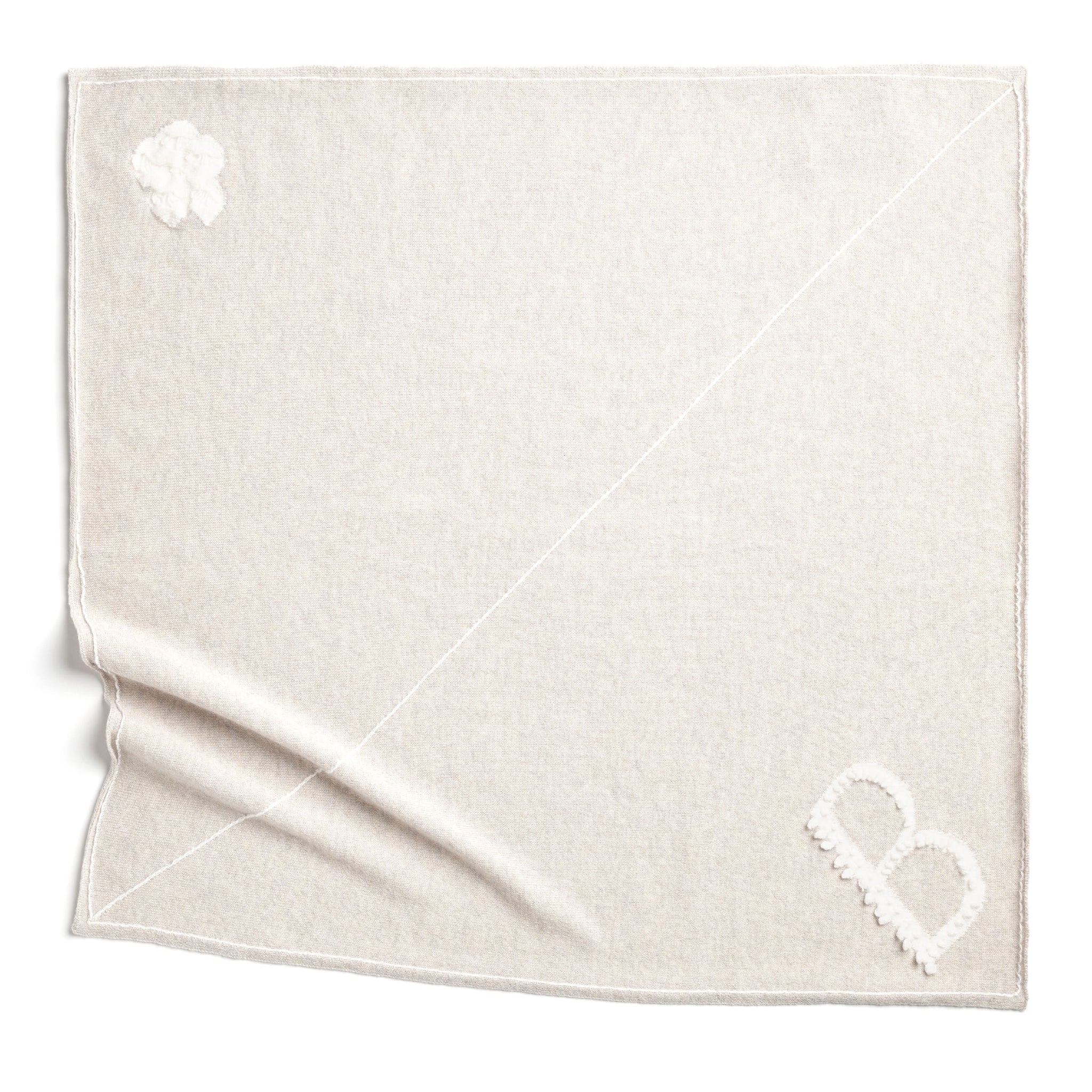 Cashmere scarf with details | Barrie - Barrie
