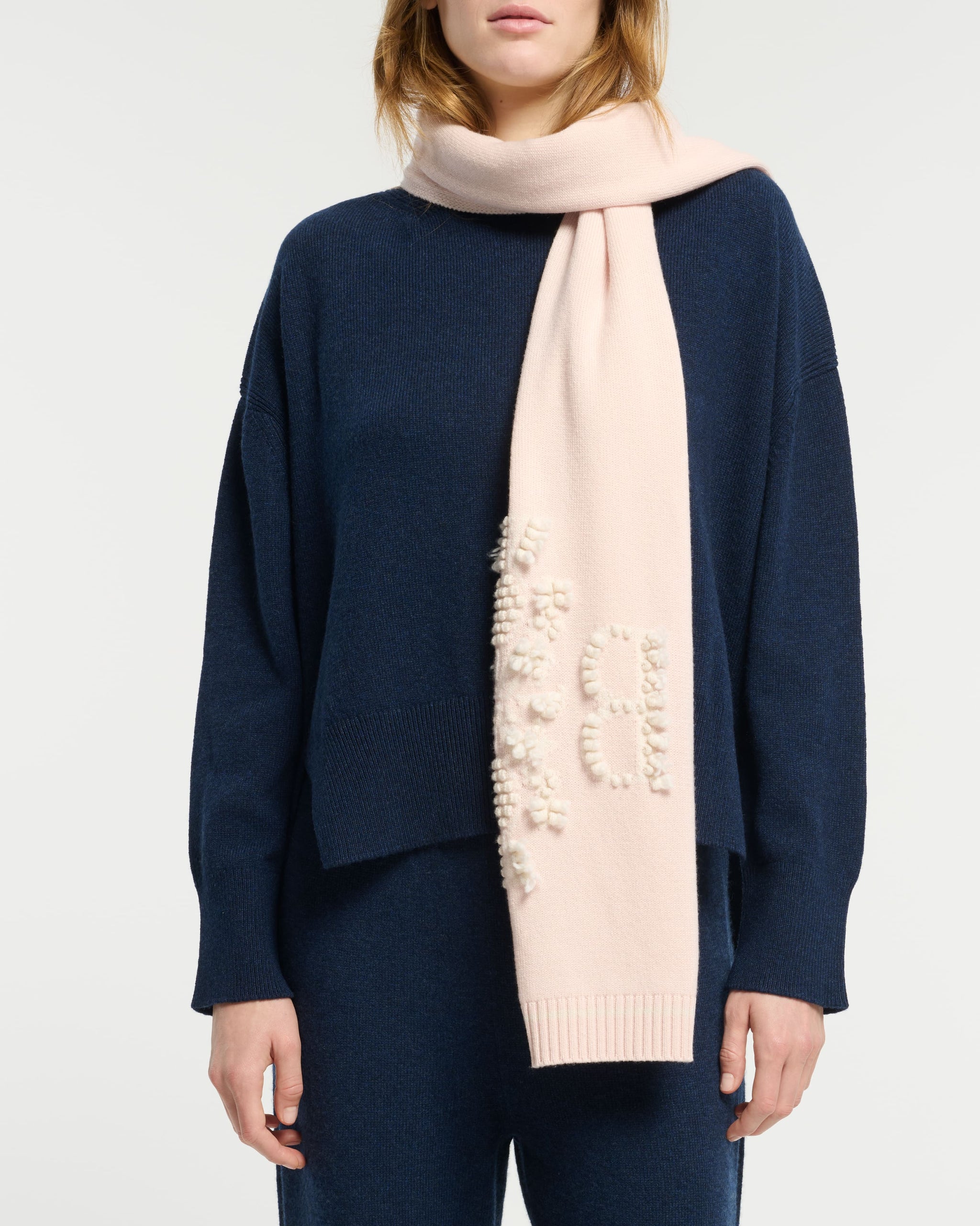 Echarpe en cachemire à logo 3D | Barrie - Barrie