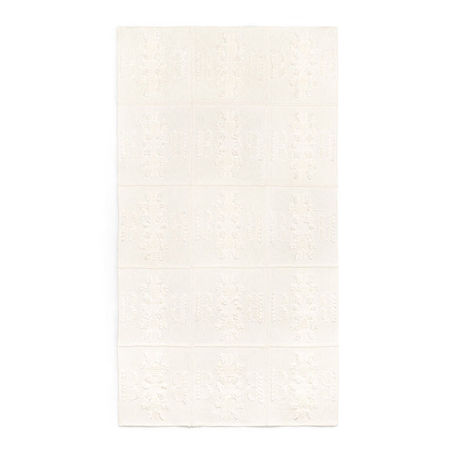 Couverture patchwork logo B en cachemire | Barrie - Barrie