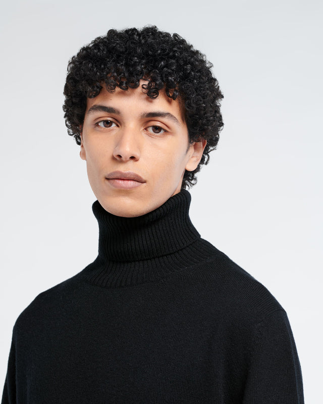 B Label turtleneck cashmere jumper | Barrie - Barrie