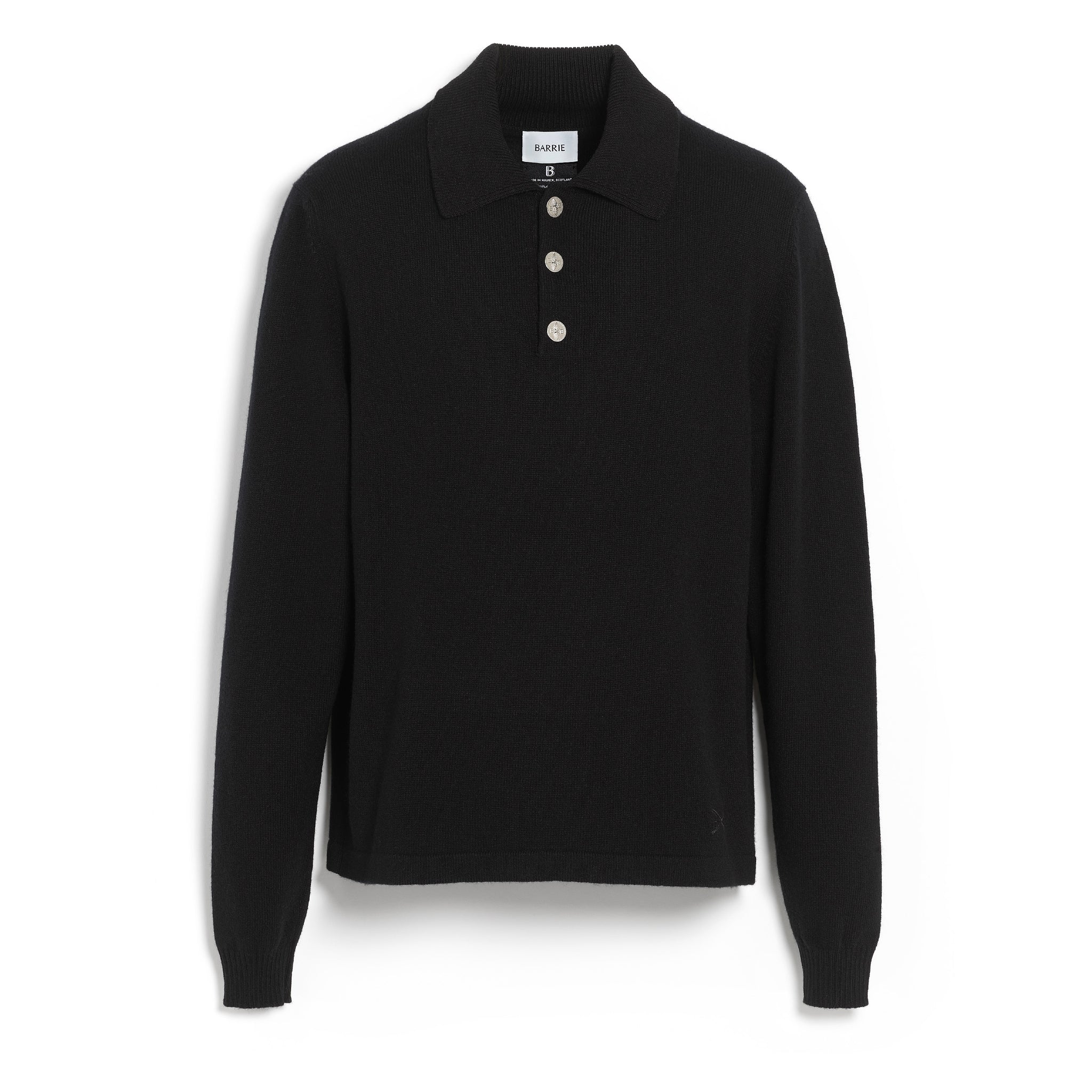 Pull B Label à col polo en cachemire | Barrie - Barrie