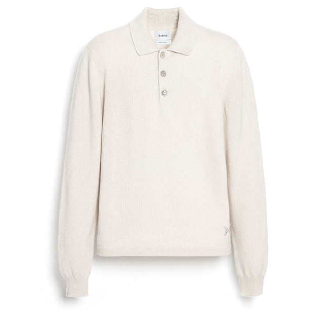 Pull B Label à col polo en cachemire | Barrie - Barrie