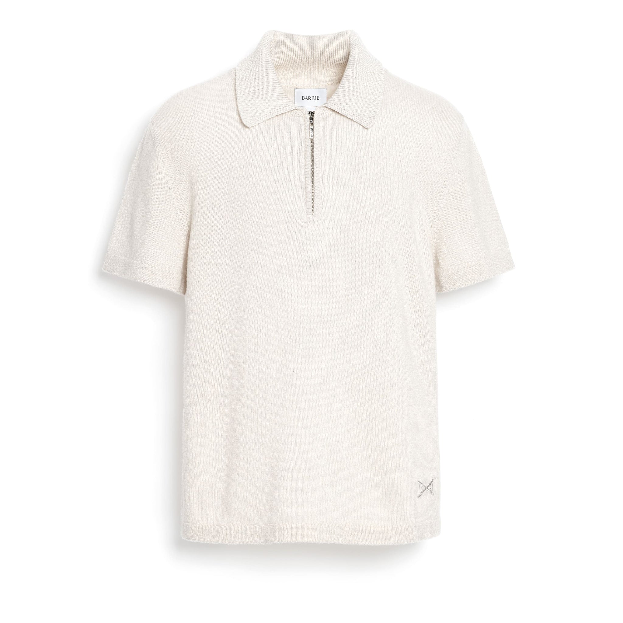 B Label cashmere zip-neck top | Barrie - Barrie