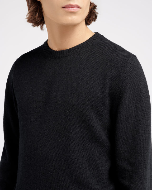 B Label round-neck cashmere jumper | Barrie - Barrie