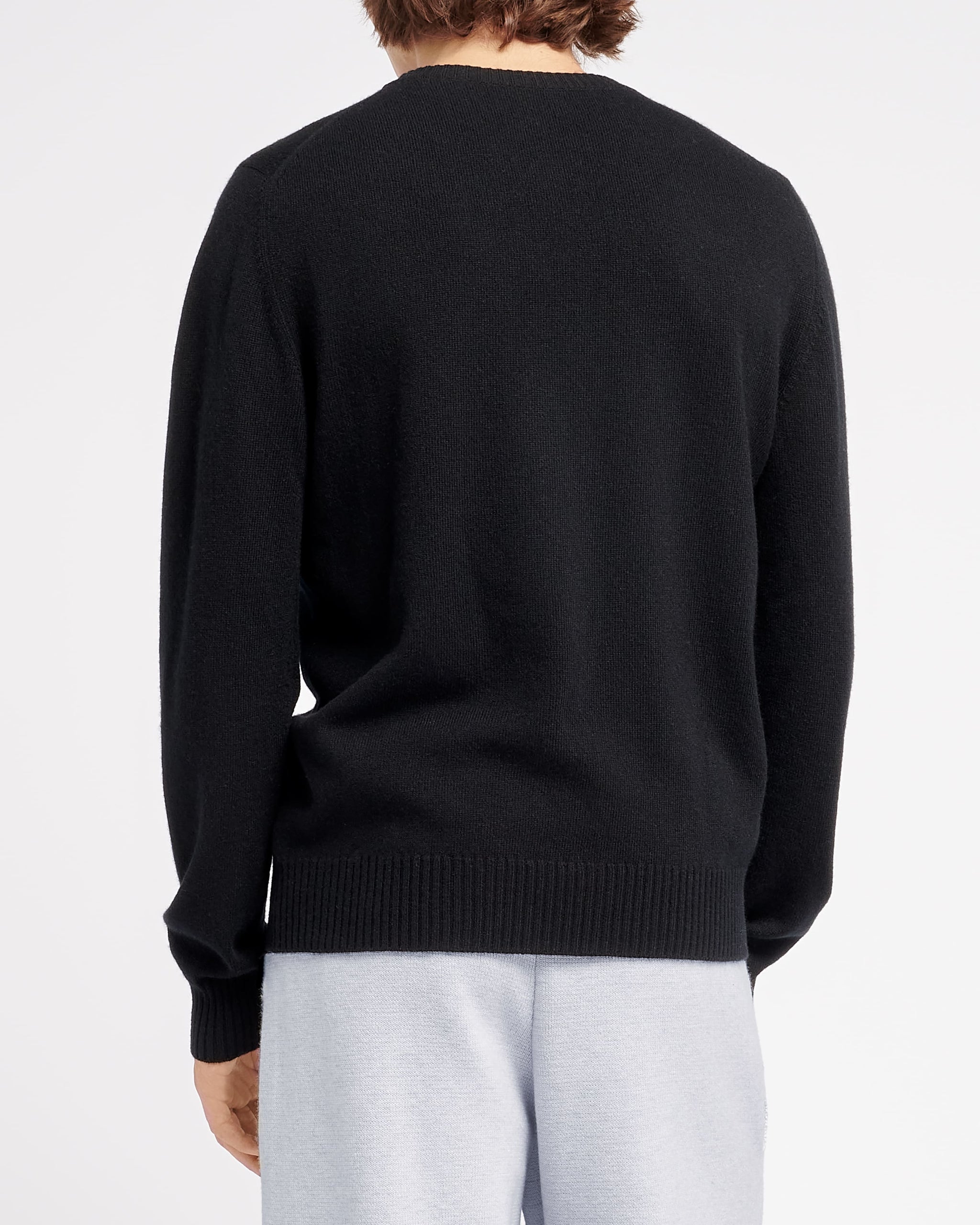 B Label round-neck cashmere jumper | Barrie - Barrie