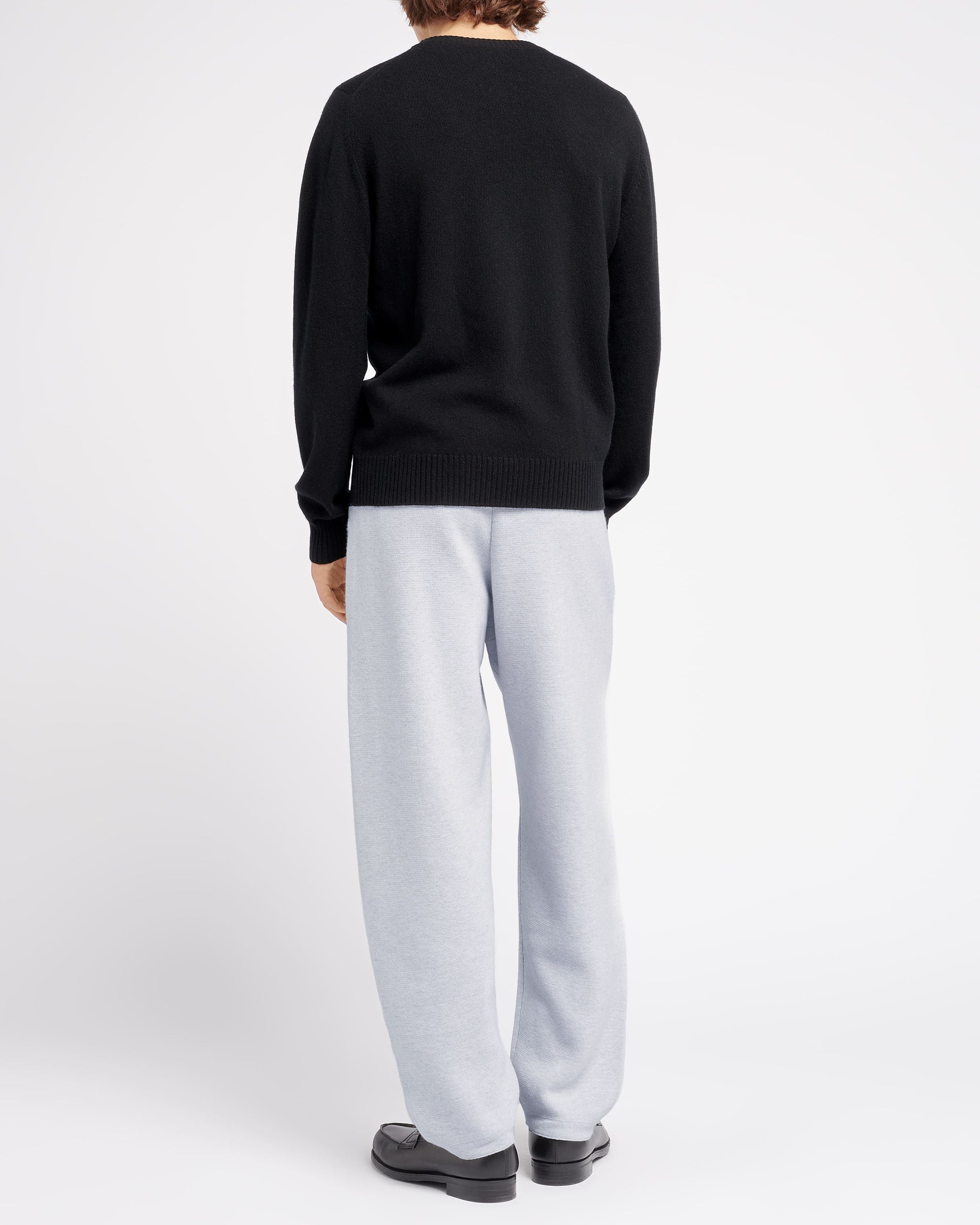 B Label round-neck cashmere jumper | Barrie - Barrie
