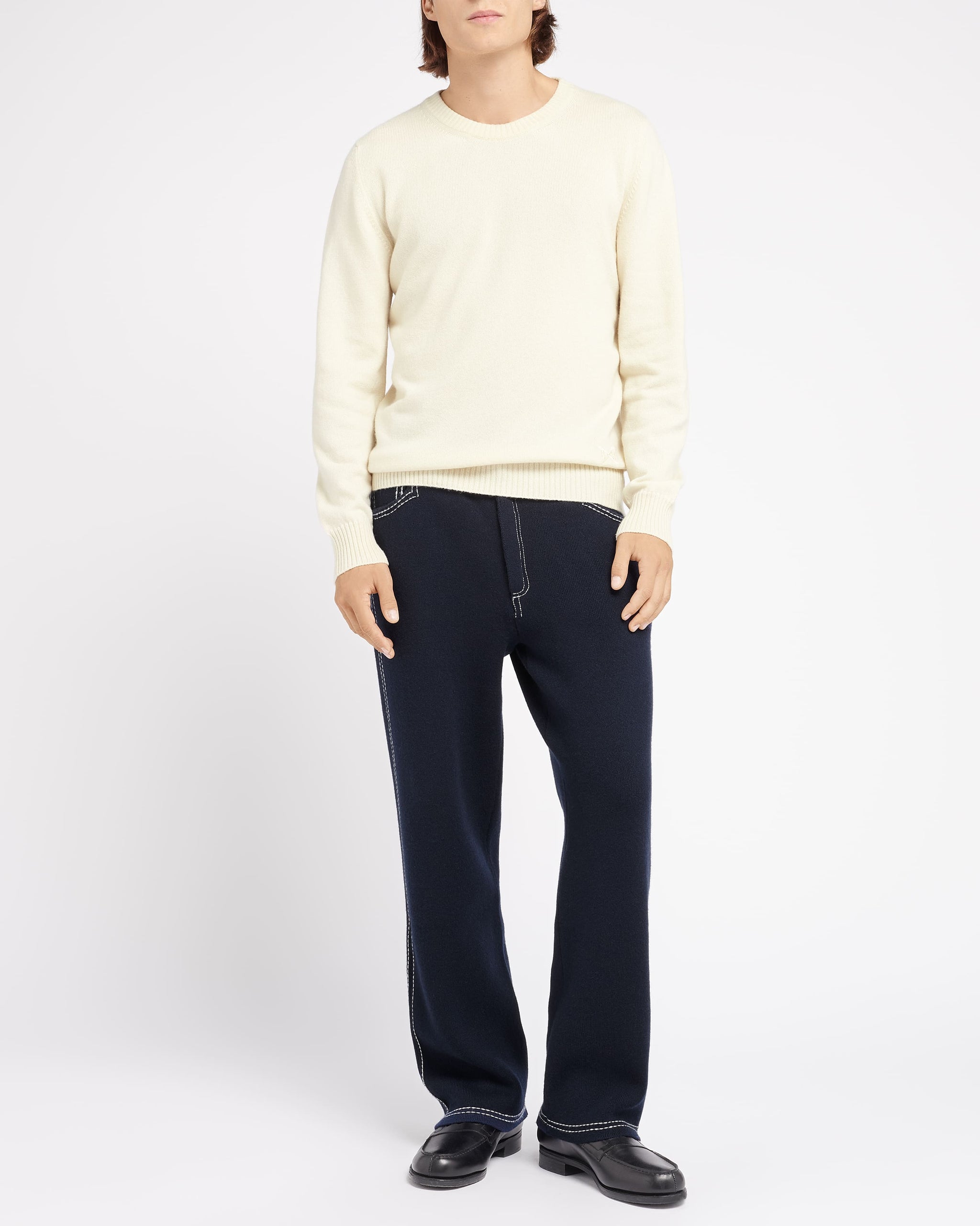 B 라벨 캐시미어 니트웨어 | Barrie - Barrie