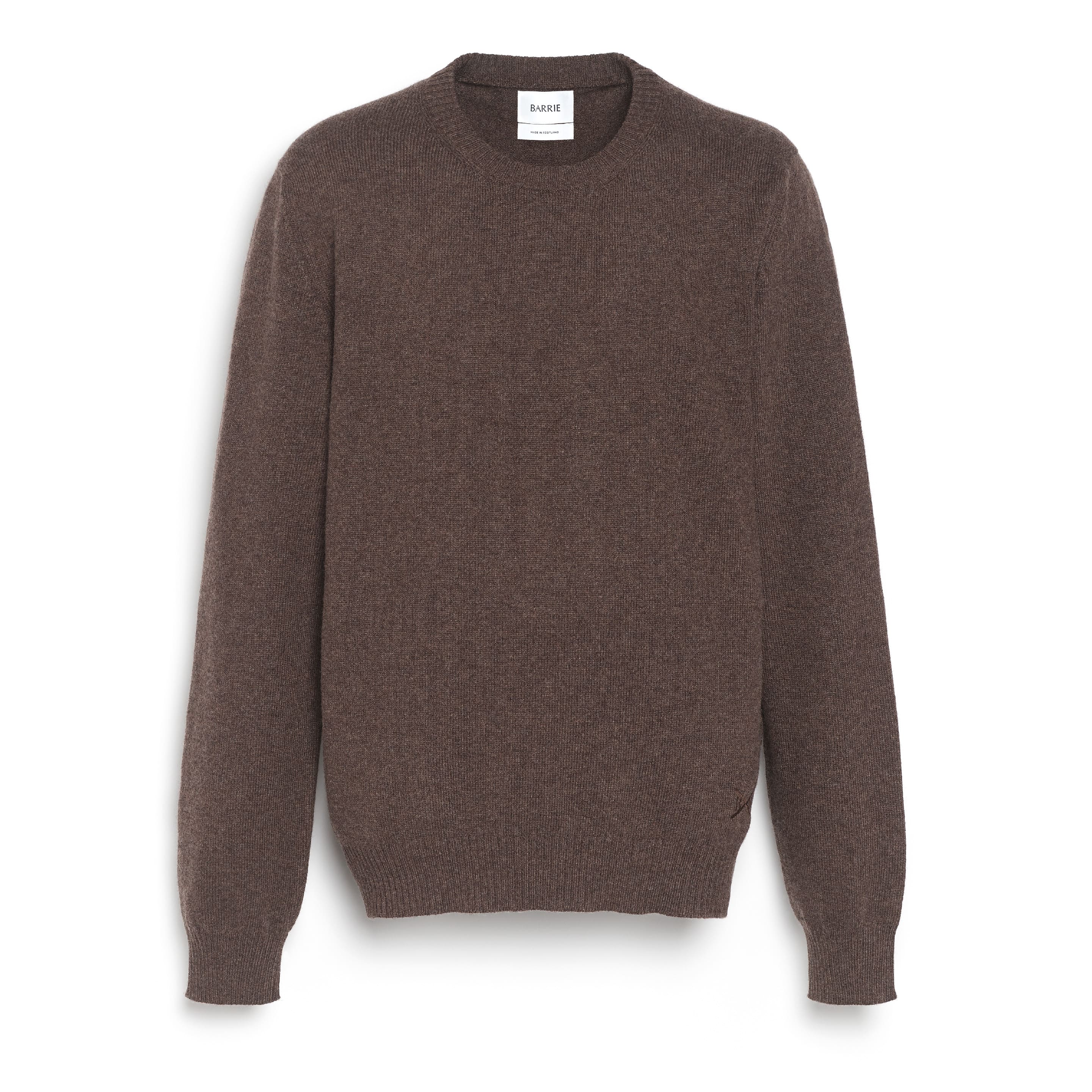 Round neck cashmere B Label jumper