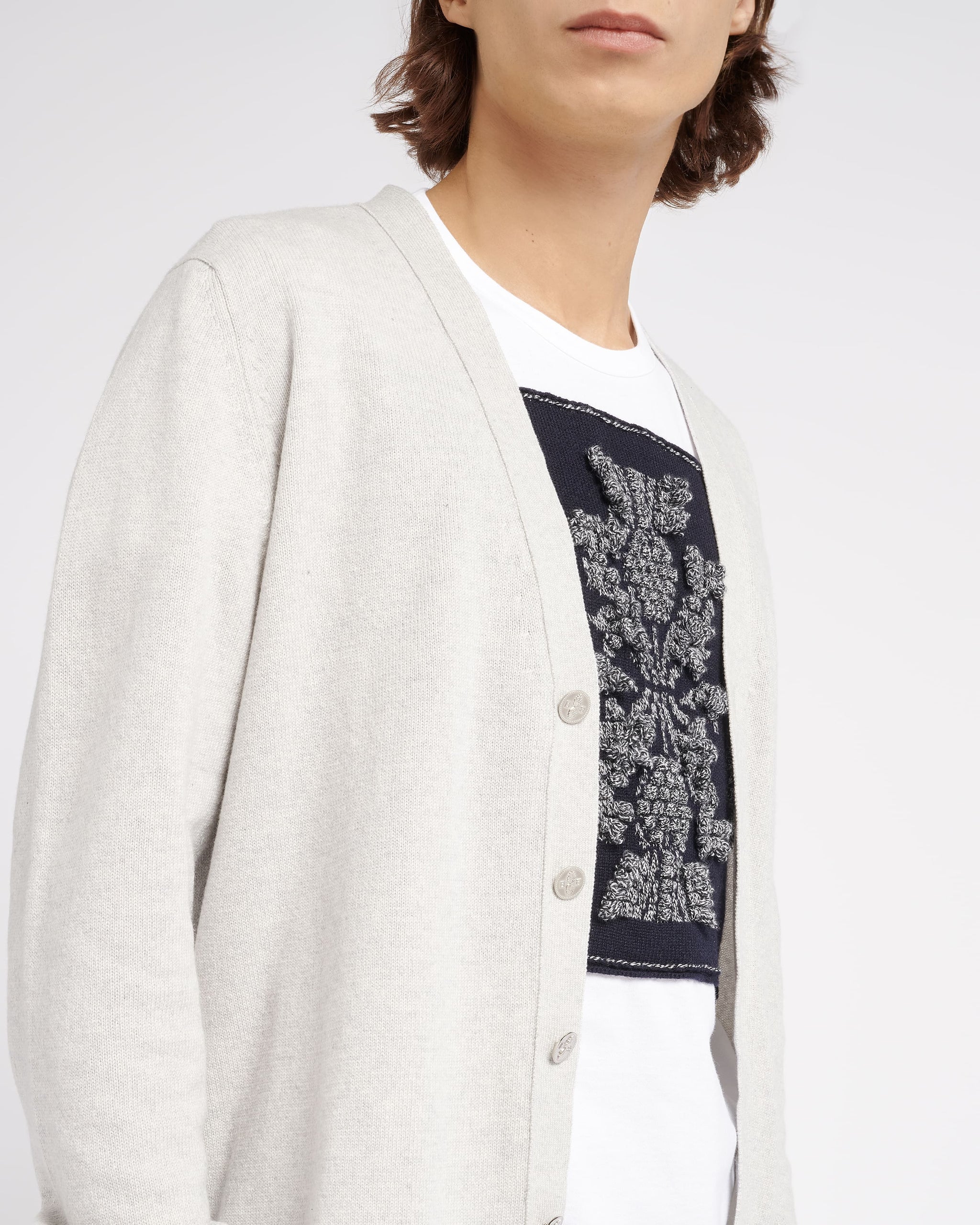 Cardigan B Label en cachemire | Barrie - Barrie