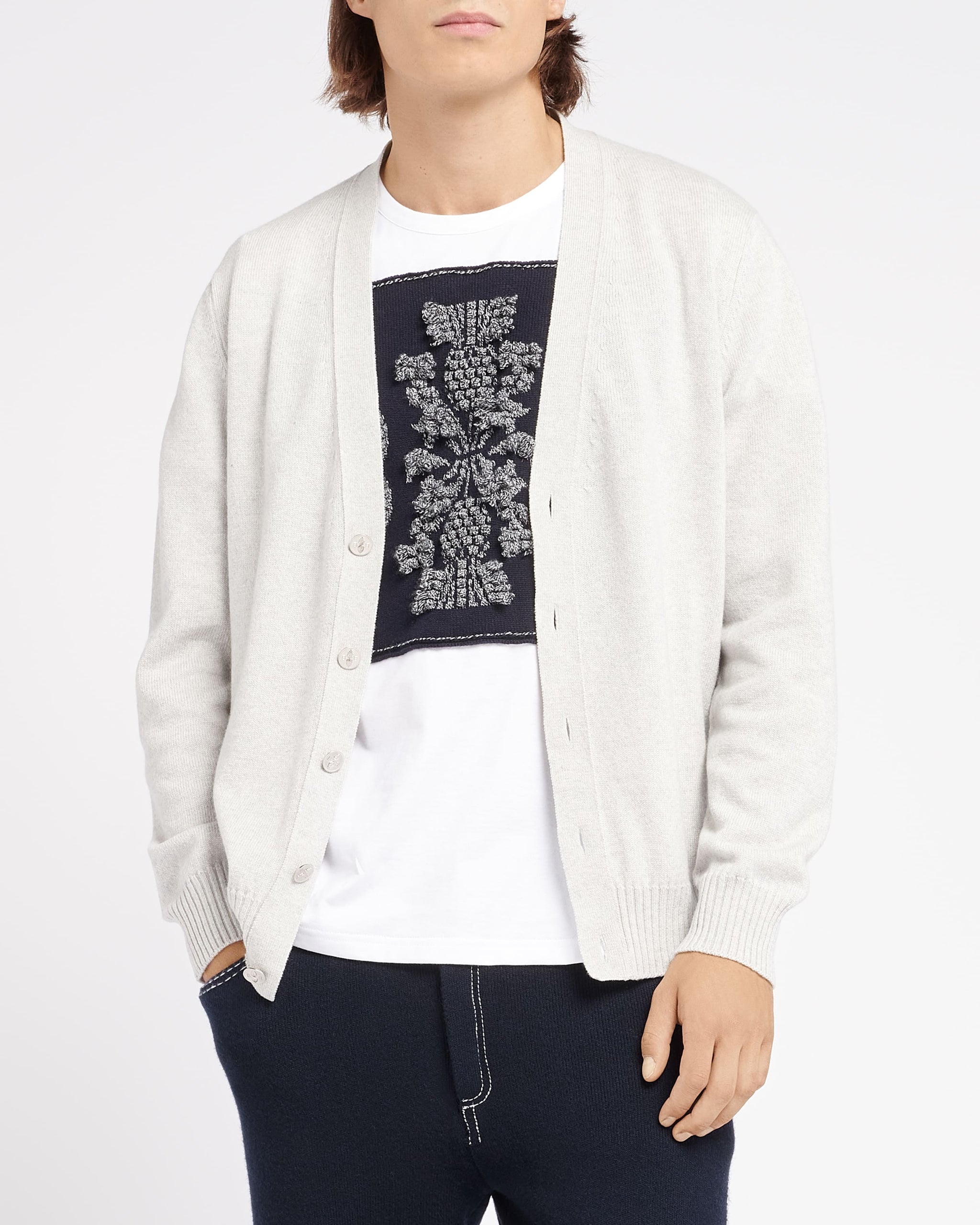 B Label cashmere cardigan | Barrie - Barrie