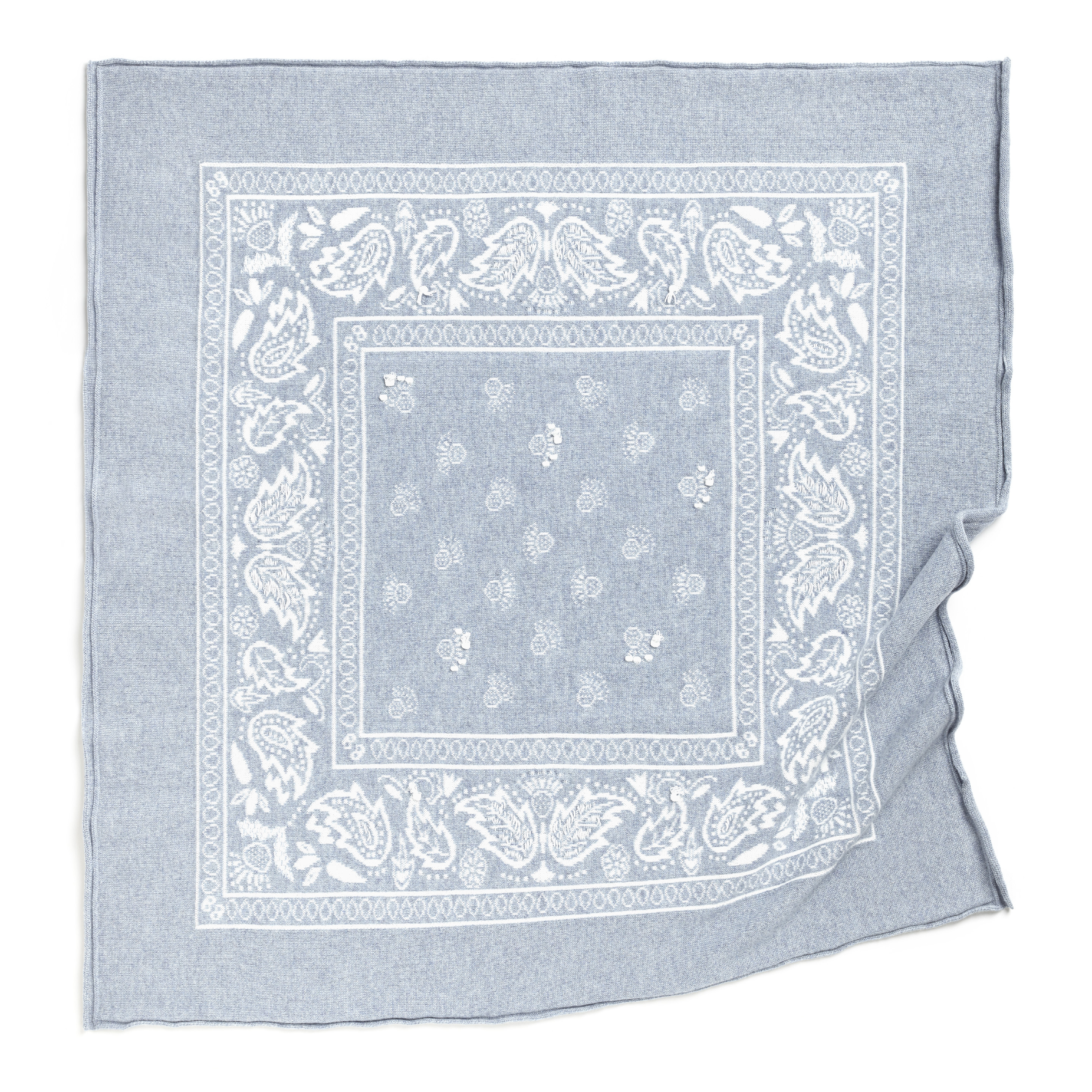Bandana en cachemire et coton