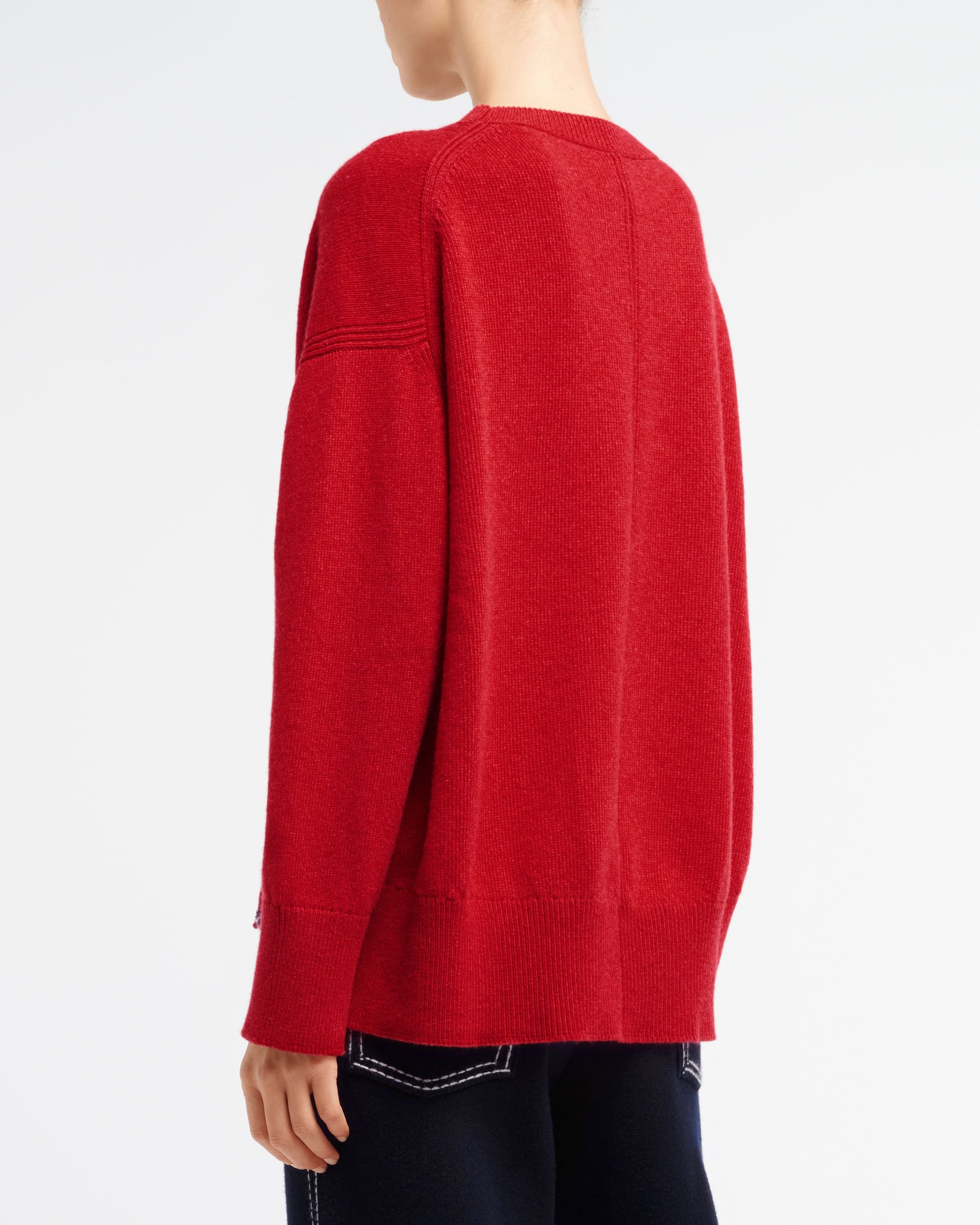 Iconic oversized cashmere jumper | Barrie - Barrie