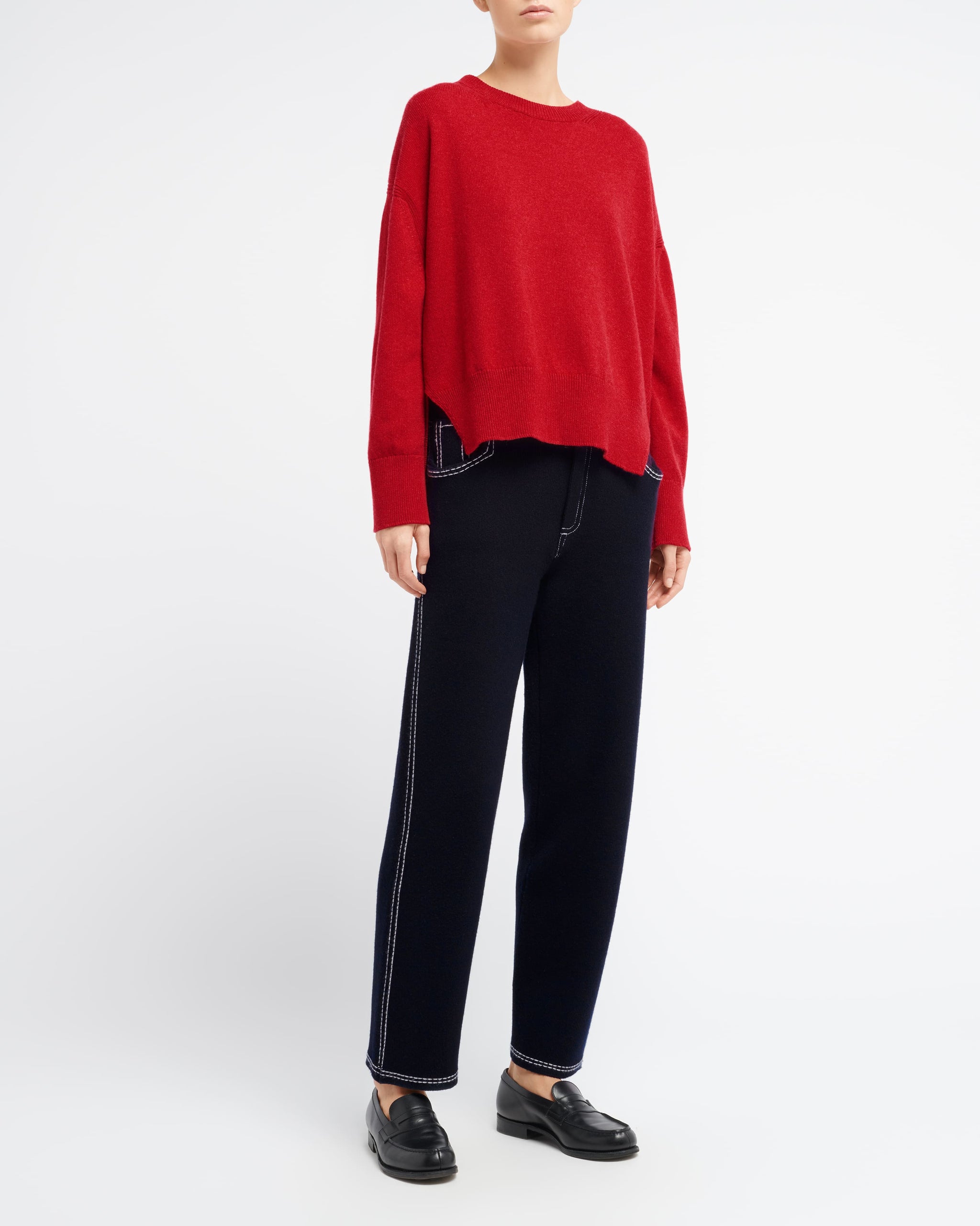 Iconic oversized cashmere jumper | Barrie - Barrie
