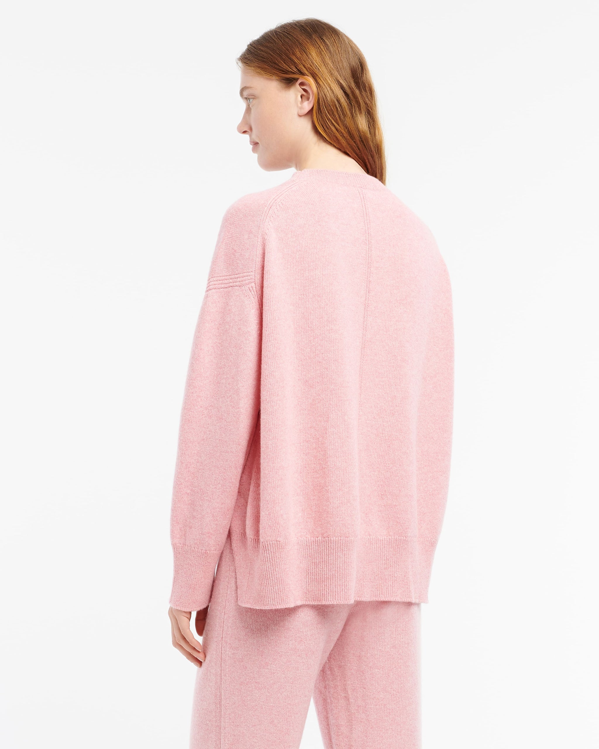 캐시미어 오버사이즈 라운드넥 니트웨어 | Barrie - Barrie